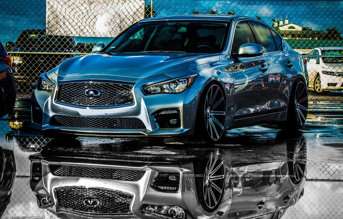 1340x850 Wallpaper wheels, tuning, infinity, custom, rims, Q Infinity Q50 image for desktop, section infiniti, Desktop