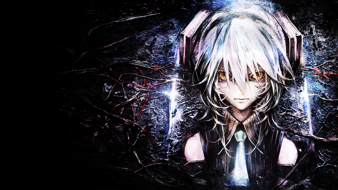 1370x770 Free download Vocaloid Computer Wallpaper Desktop Background 1920x1080 ID [1920x1080] for your Desktop, Mobile & Tablet. Explore Dark Anime Wallpaper HD. Dark Angel Wallpaper, Black Anime Wallpaper, Dark Anime Wallpaper, Desktop