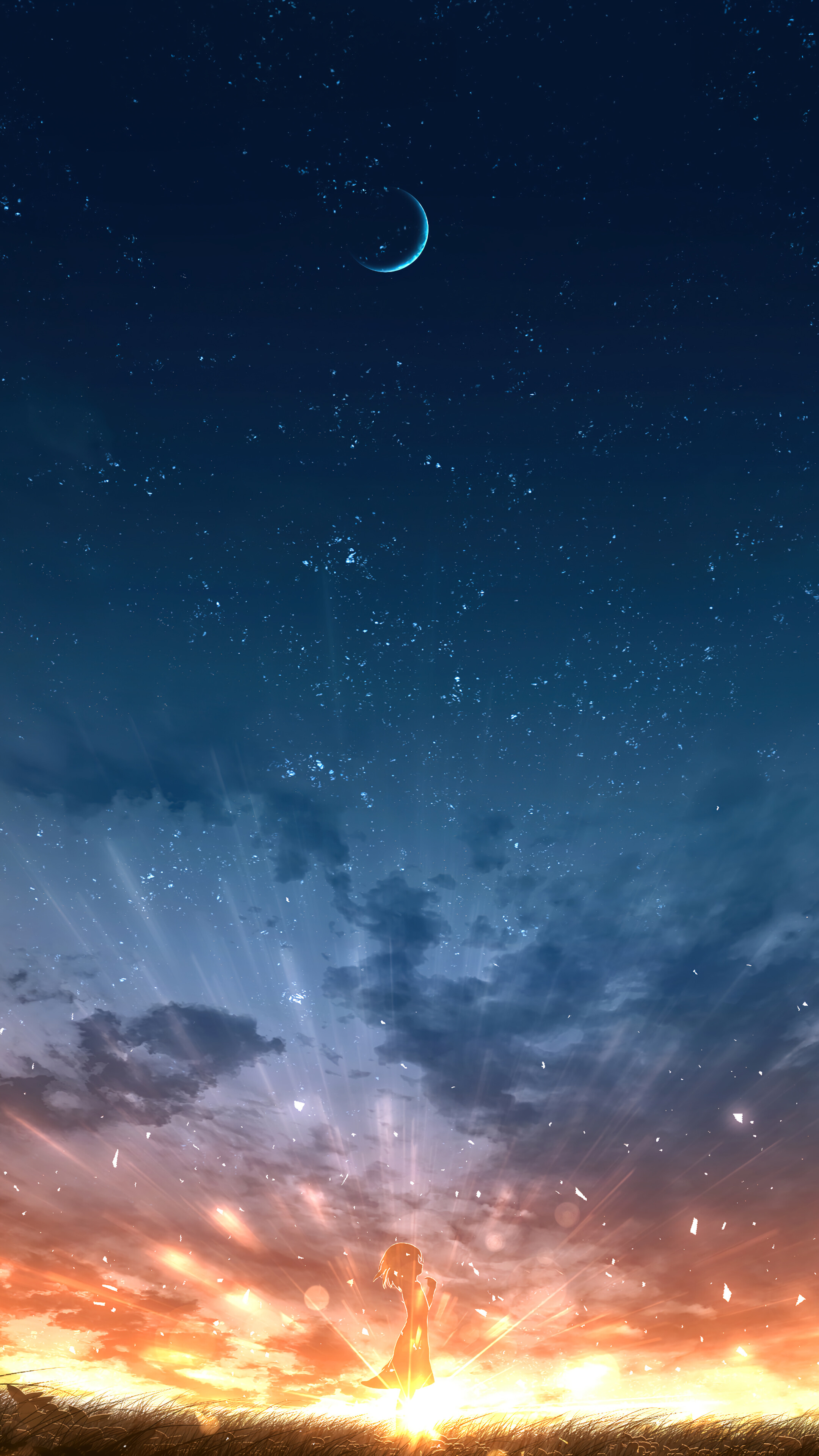 2160x3840 Free download Sunset Scenery Anime Girl 4K Phone iPhone Wallpaper 654a [] for your Desktop, Mobile & Tablet. Explore Anime Sunset 4K Vertical Wallpaper. Anime Wallpaper 4K, 4K Anime, Phone