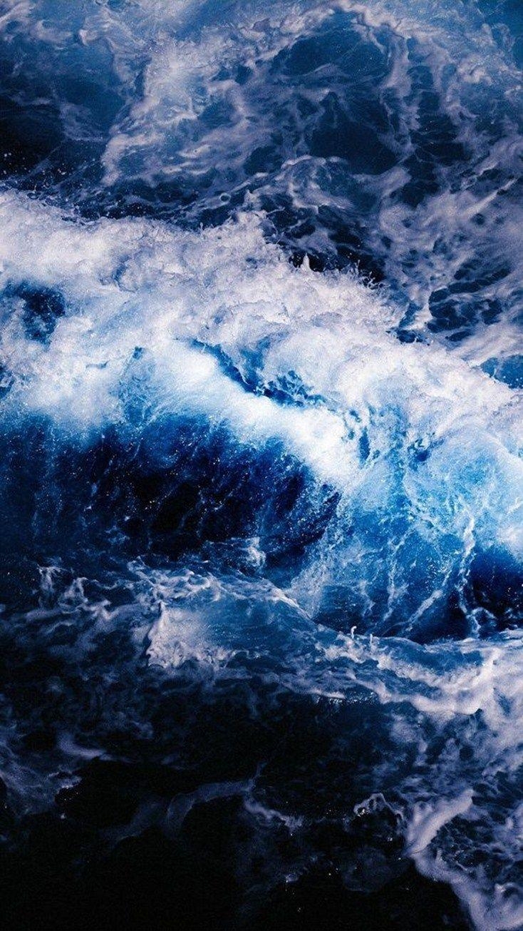 740x1310 iPhone Wallpaper For Ocean Lovers. Ocean wallpaper, Blue, Phone