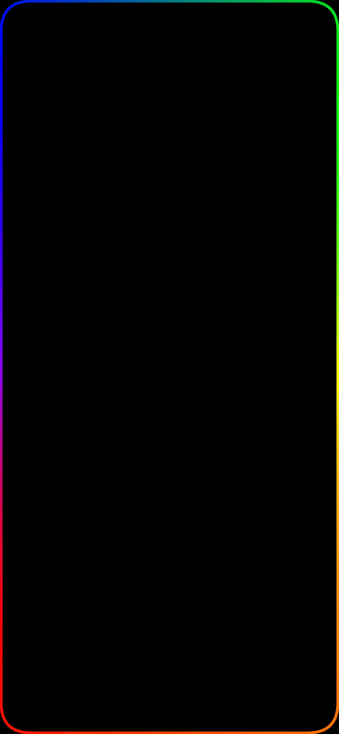 1080x2340 Rainbow border wallpaper for our people, Phone