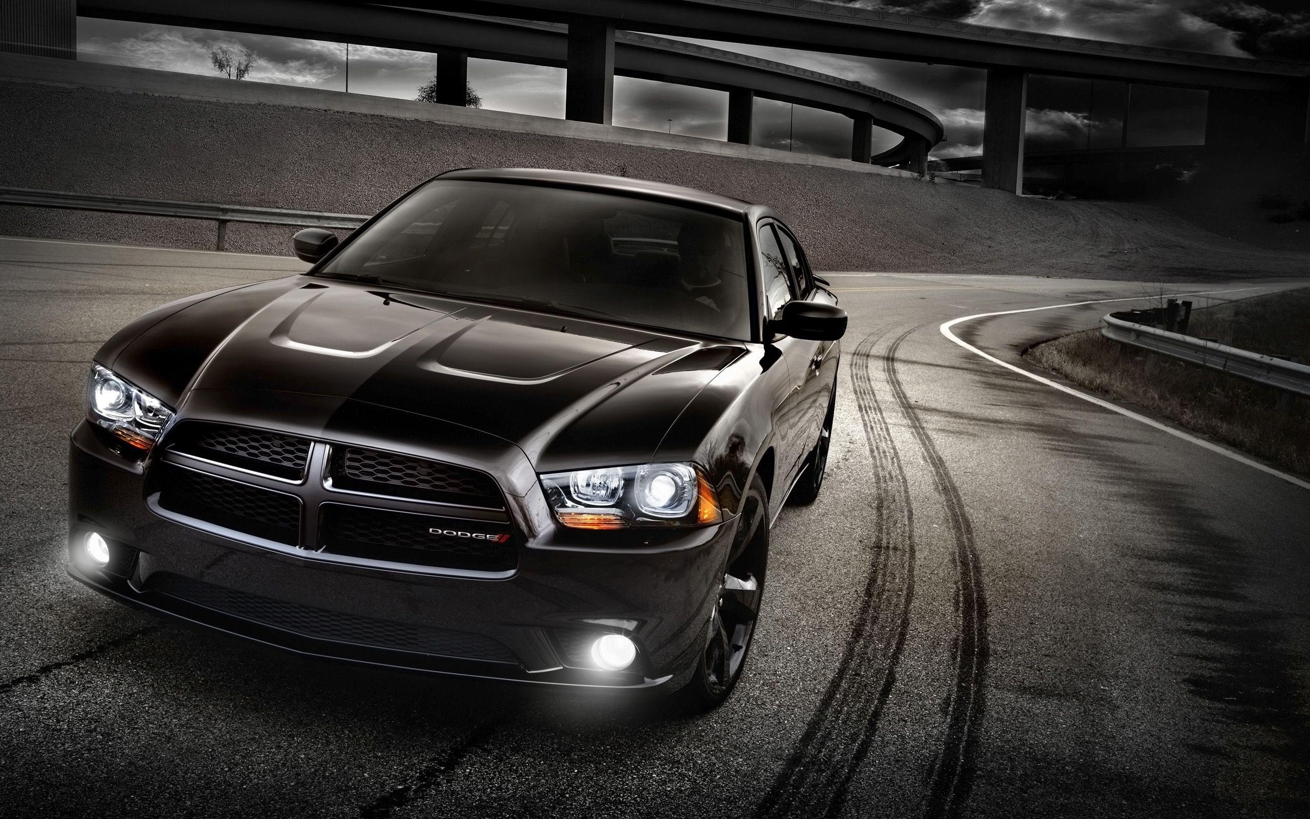 2560x1600 Black Dodge Car Wallpaper HD, Desktop