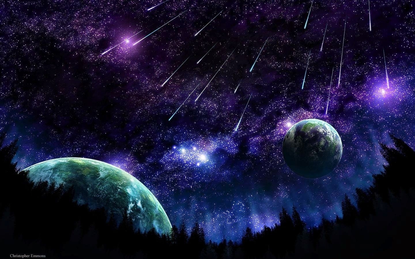 1440x900 Trippy Space Wallpaper, Desktop