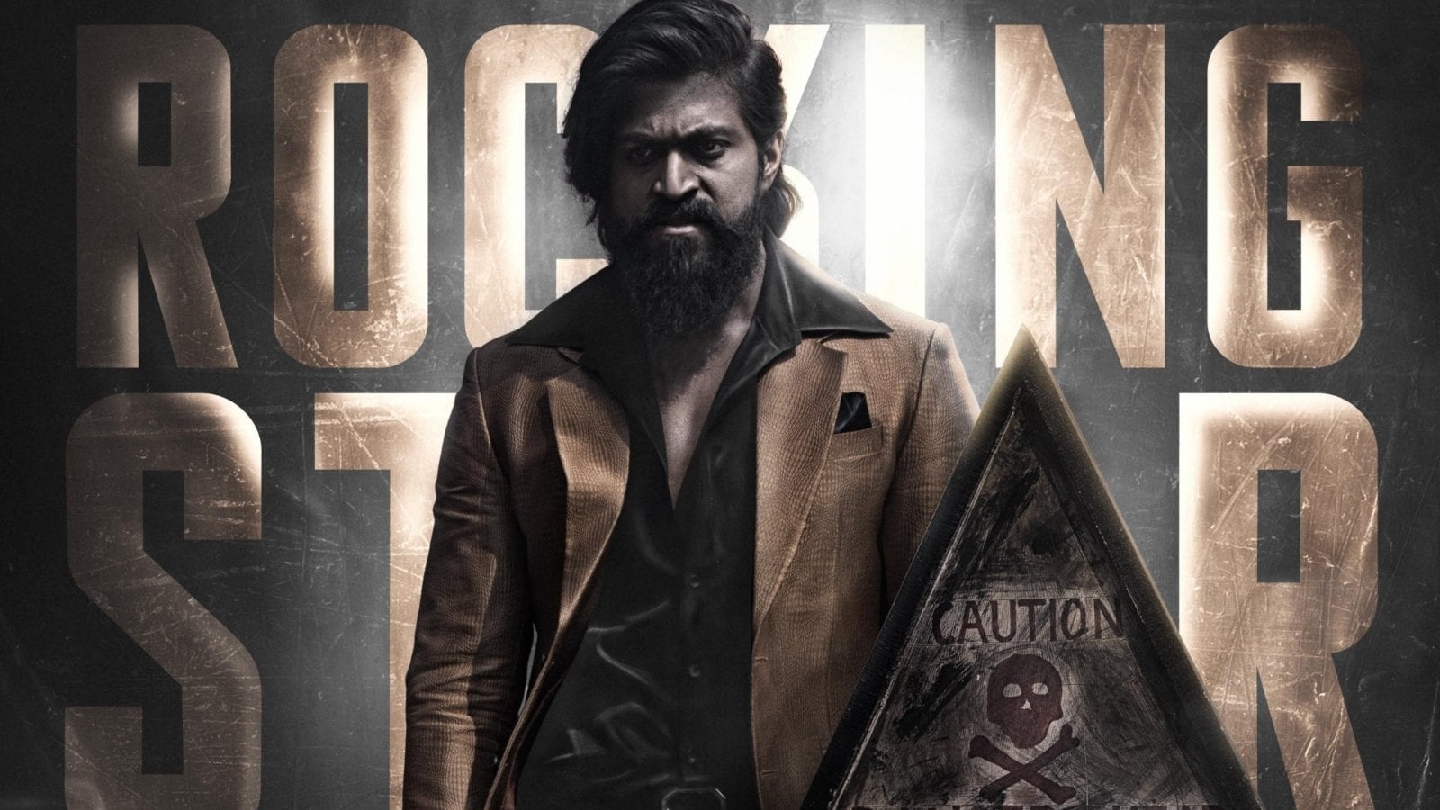 1600x900 Yash Is 'Dangerously' Intense in KGF Chapter 2 New Poster; Prashanth Neel Confirms April 14 Release, Desktop