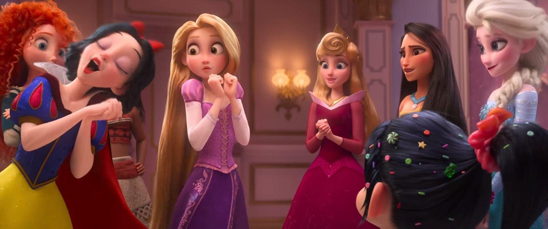 1920x810 Principesse Disney immagini The Disney Princesses in Ralph Breaks, Dual Screen