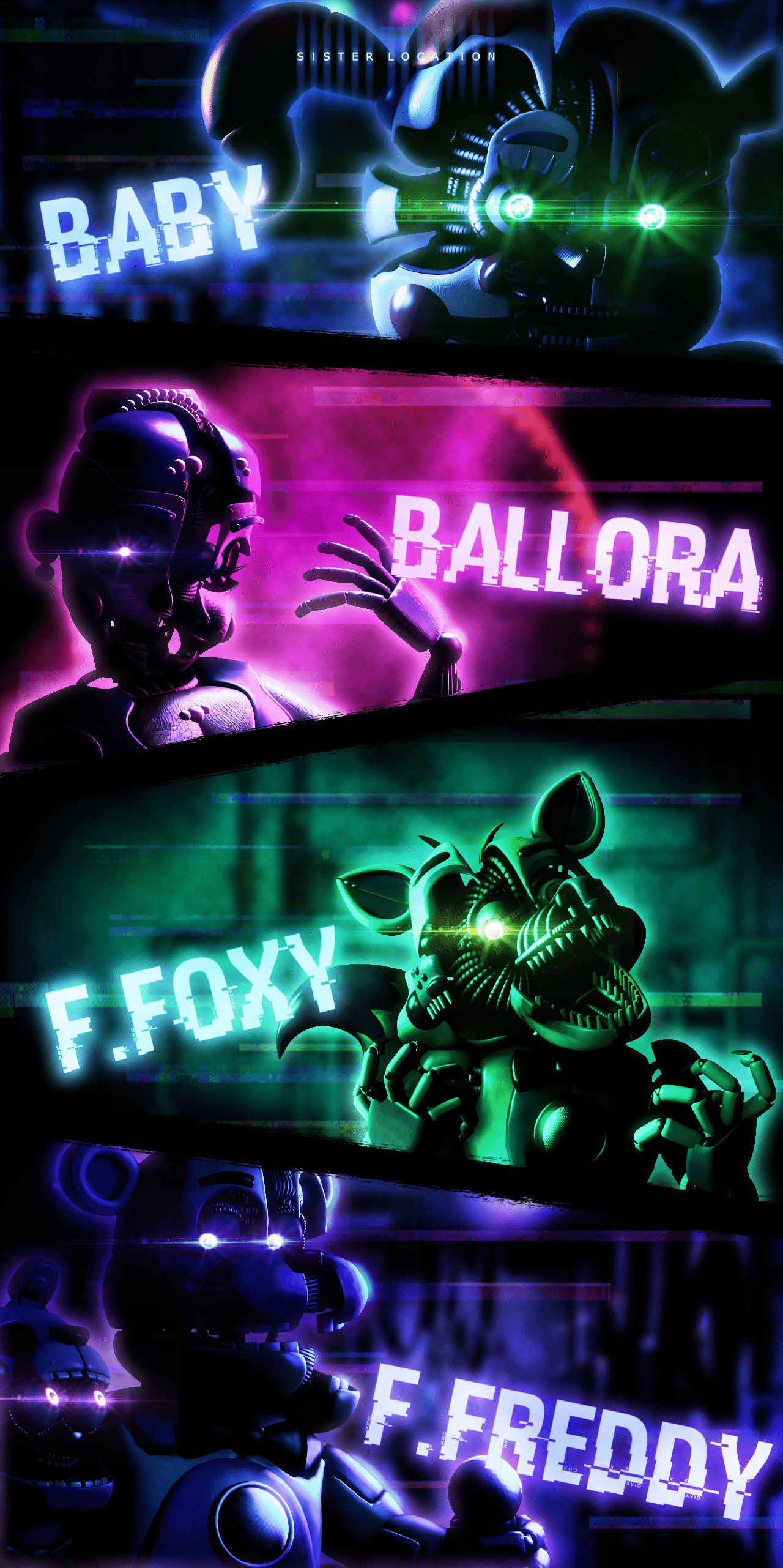 1280x2570 FNaF iPhone Wallpaper, Phone