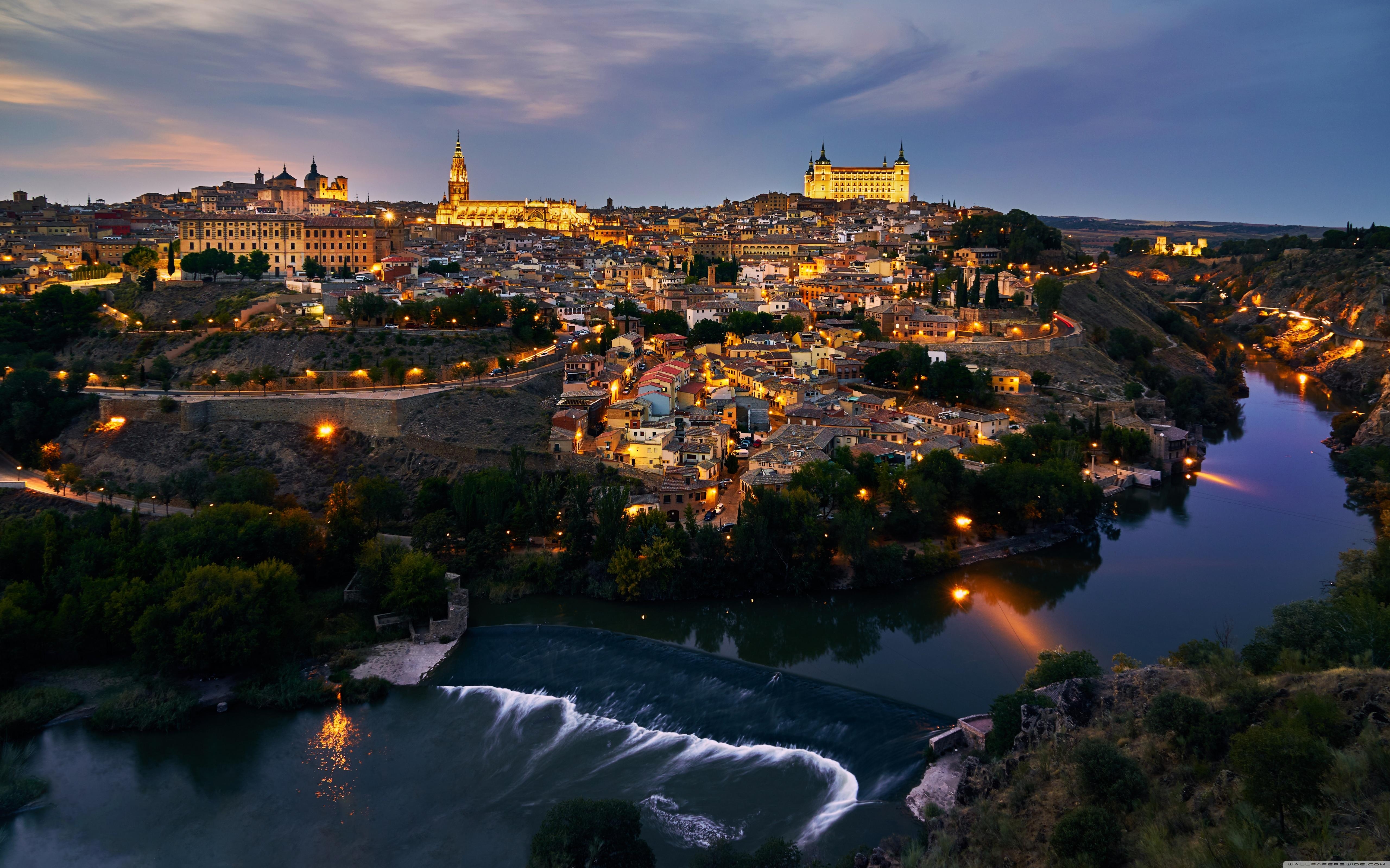 5120x3200 Historic City of Toledo, Spain ❤ 4K HD Desktop Wallpaper for 4K, Desktop