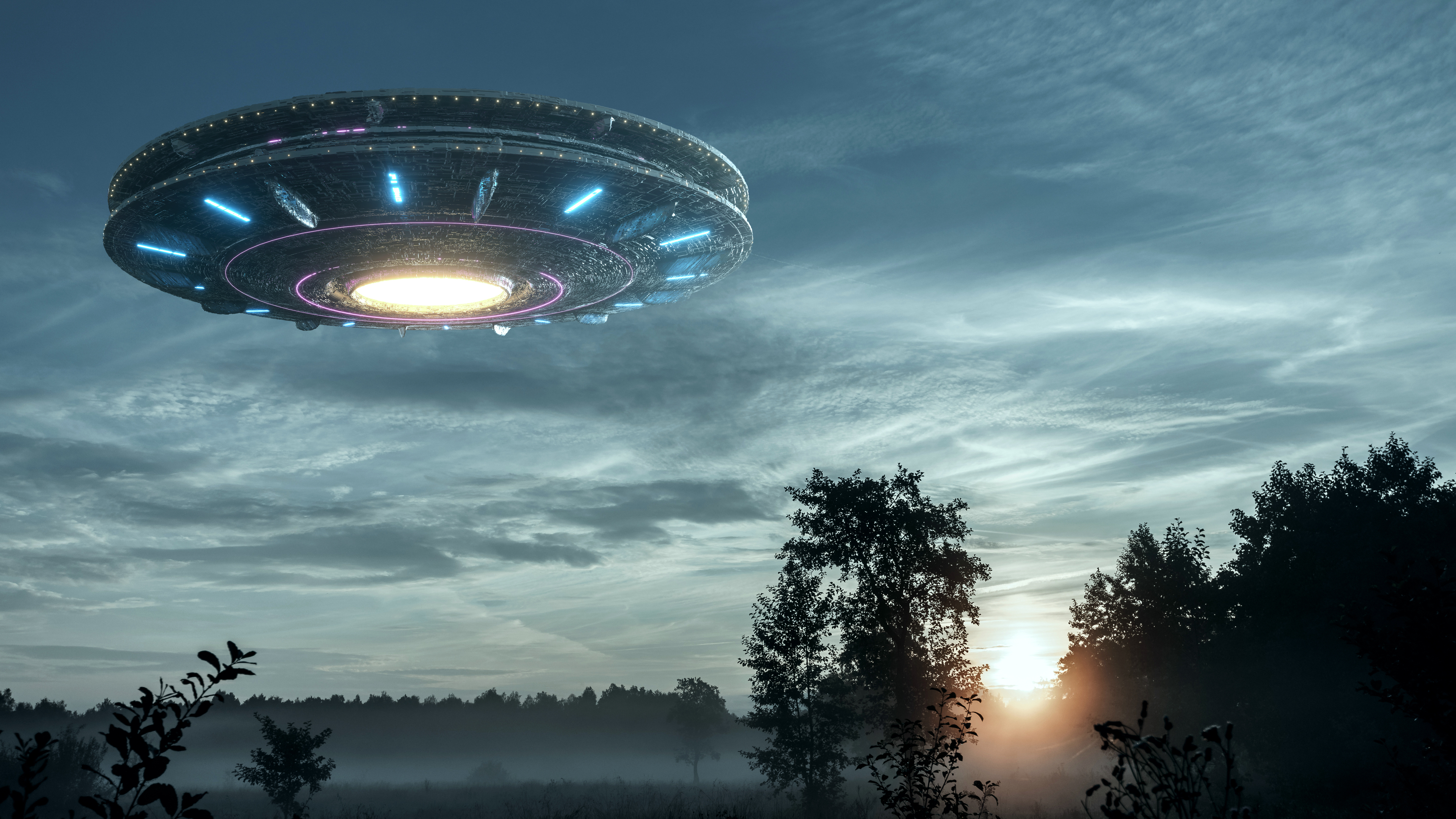 3840x2160 4K Sci Fi UFO Wallpaper and Background Image, Desktop