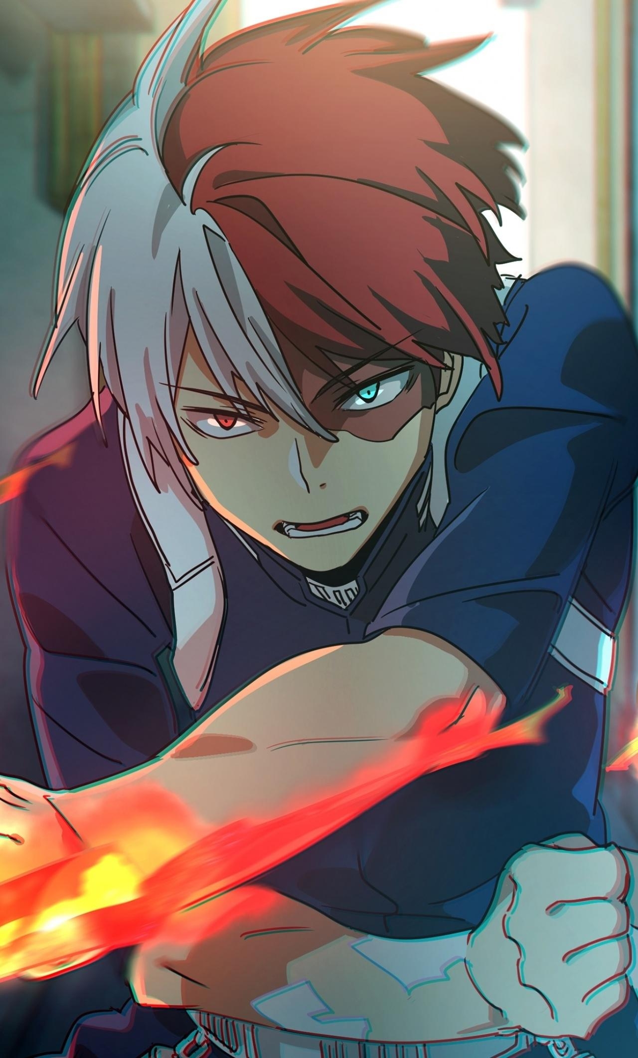 1280x2120 Todoroki iPhone Wallpaper Free Todoroki iPhone Background, Phone