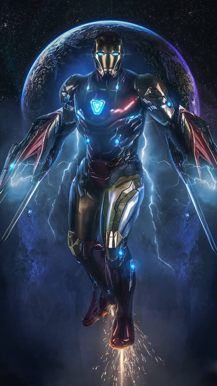 760x1350 Iron Man With Suit Armor To Fight Thanos. Iron man photo, Iron man avengers, Marvel iron man, Phone