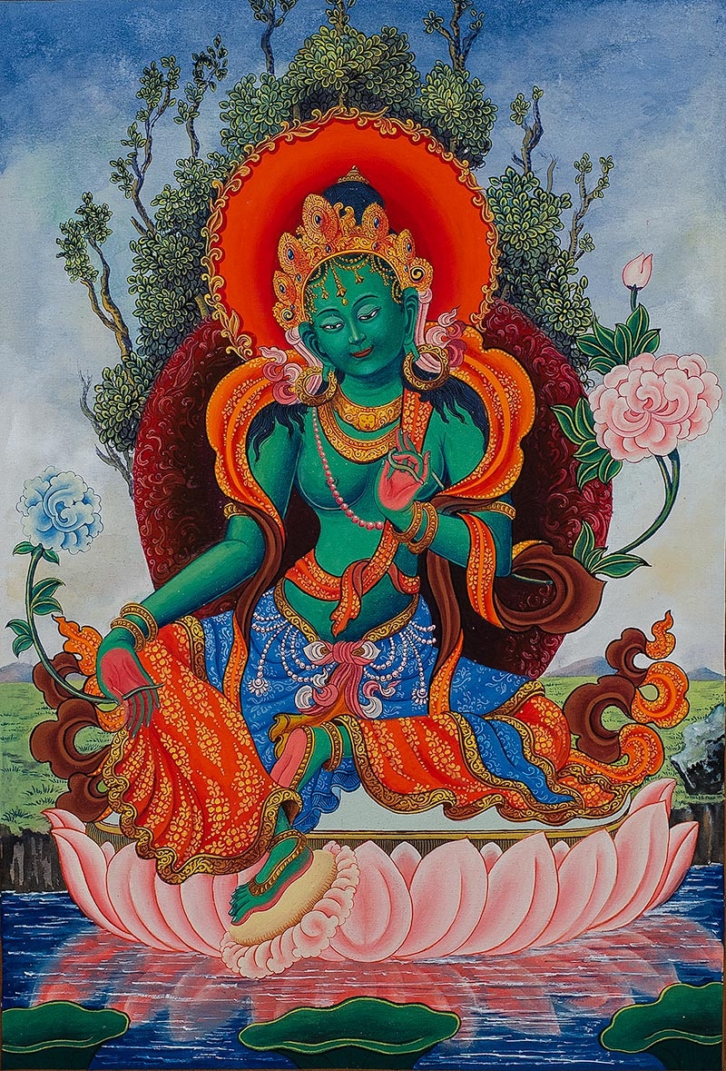 800x1180 Green Tara, Phone