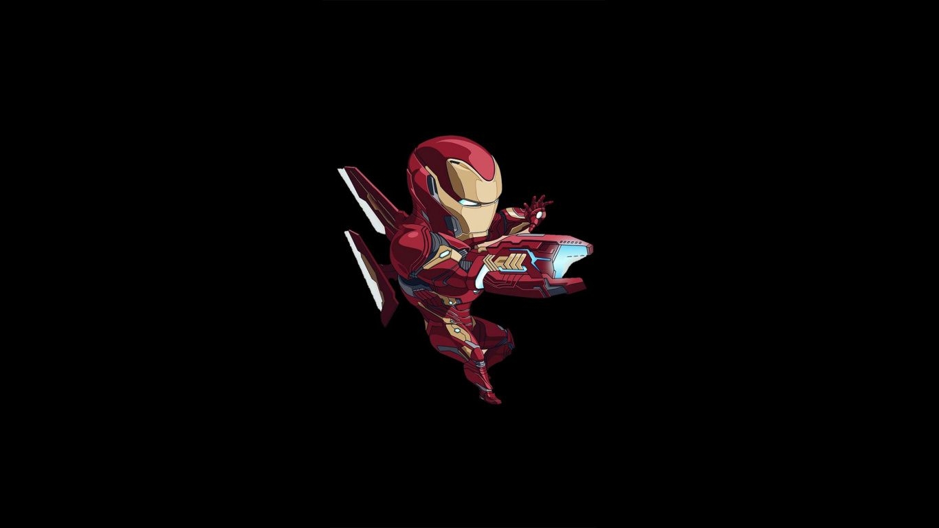 1370x770 Download  wallpaper iron man, bleeding edge armor, artwork, Desktop