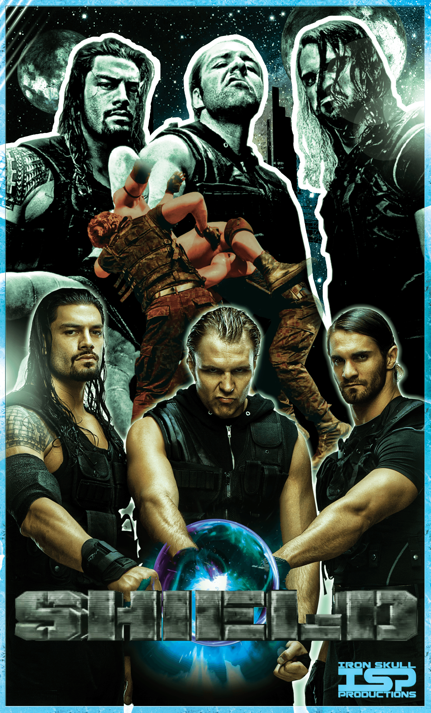 1840x3040 The Shield WWE Wallpaper, Phone