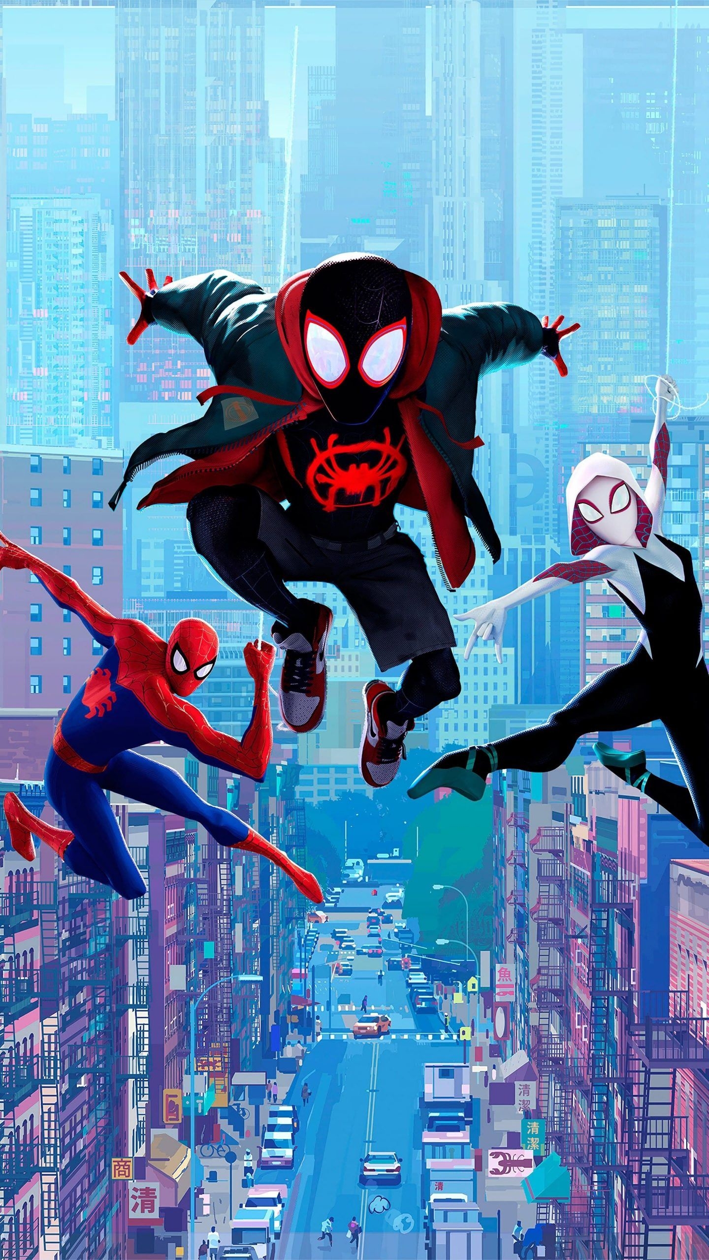 1440x2560 Spider Man Into The Spider Verse Wallpaper, Phone