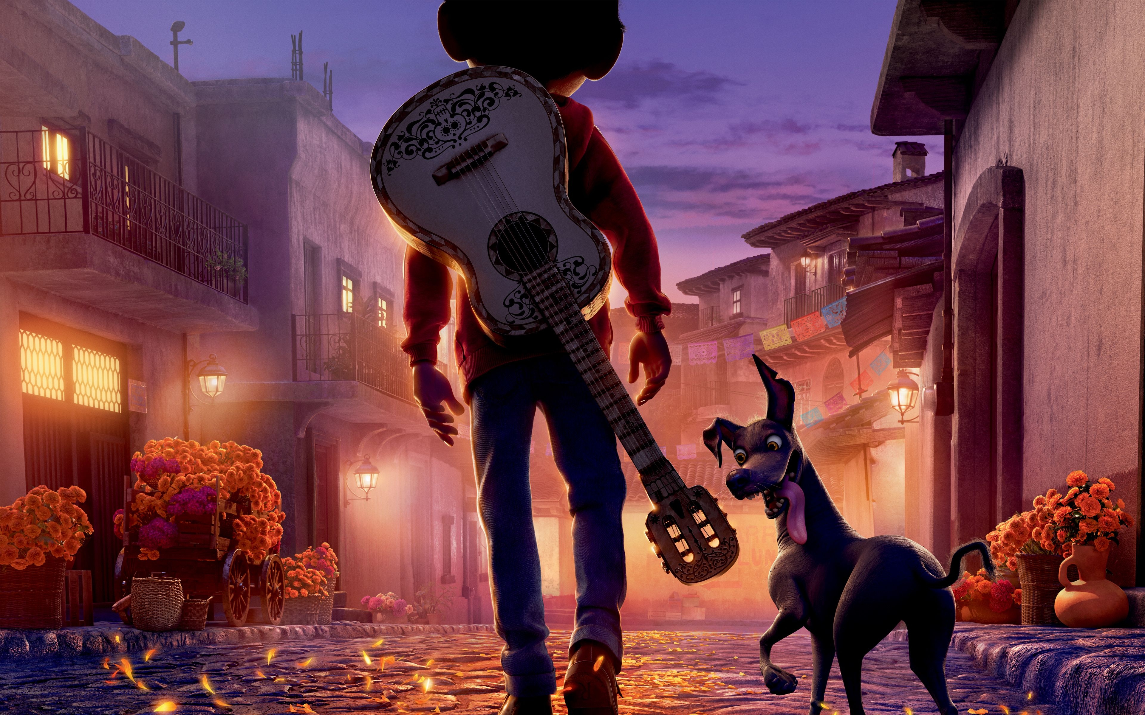 3840x2400 Pixar Coco 2017 4K 8K Wallpaper, Desktop