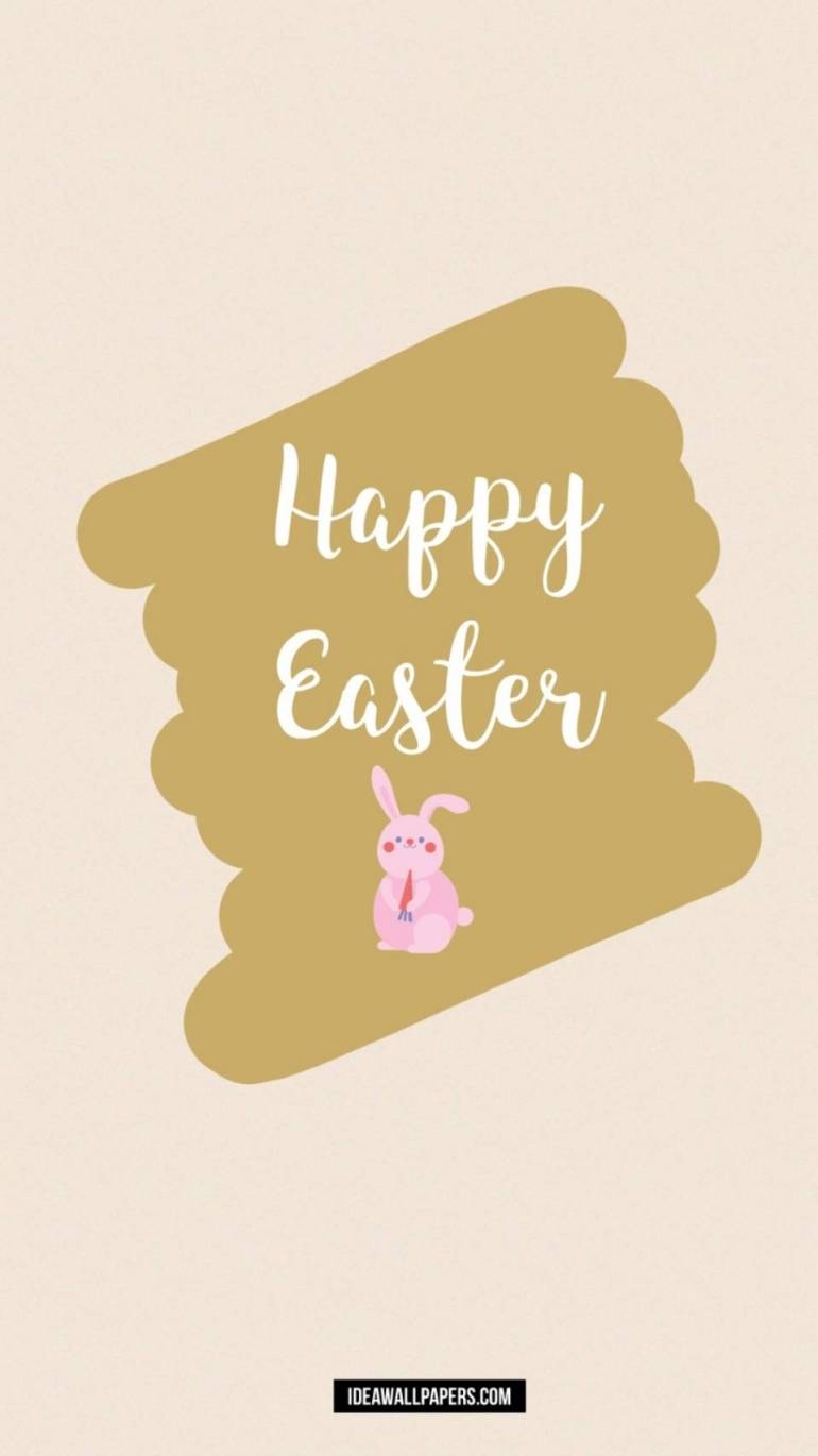 770x1370 Happy Easter and Cute Bunny Wallpaper, Phone