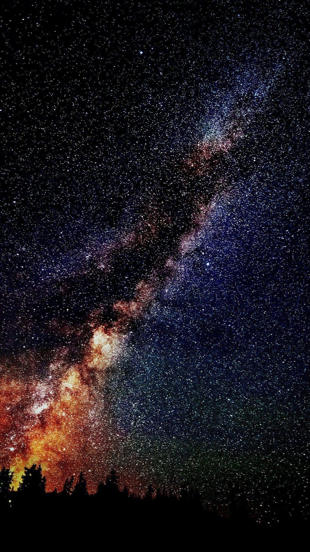 1080x1920 Night and stars HD Wallpaper for OnePlus 3, Phone