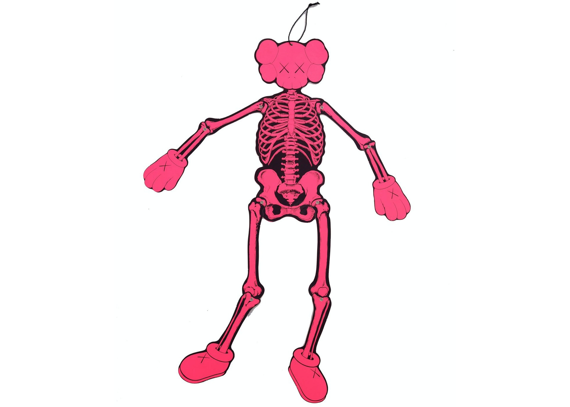 2400x1720 KAWS Skeleton Board Cutout Ornament Pink, Desktop