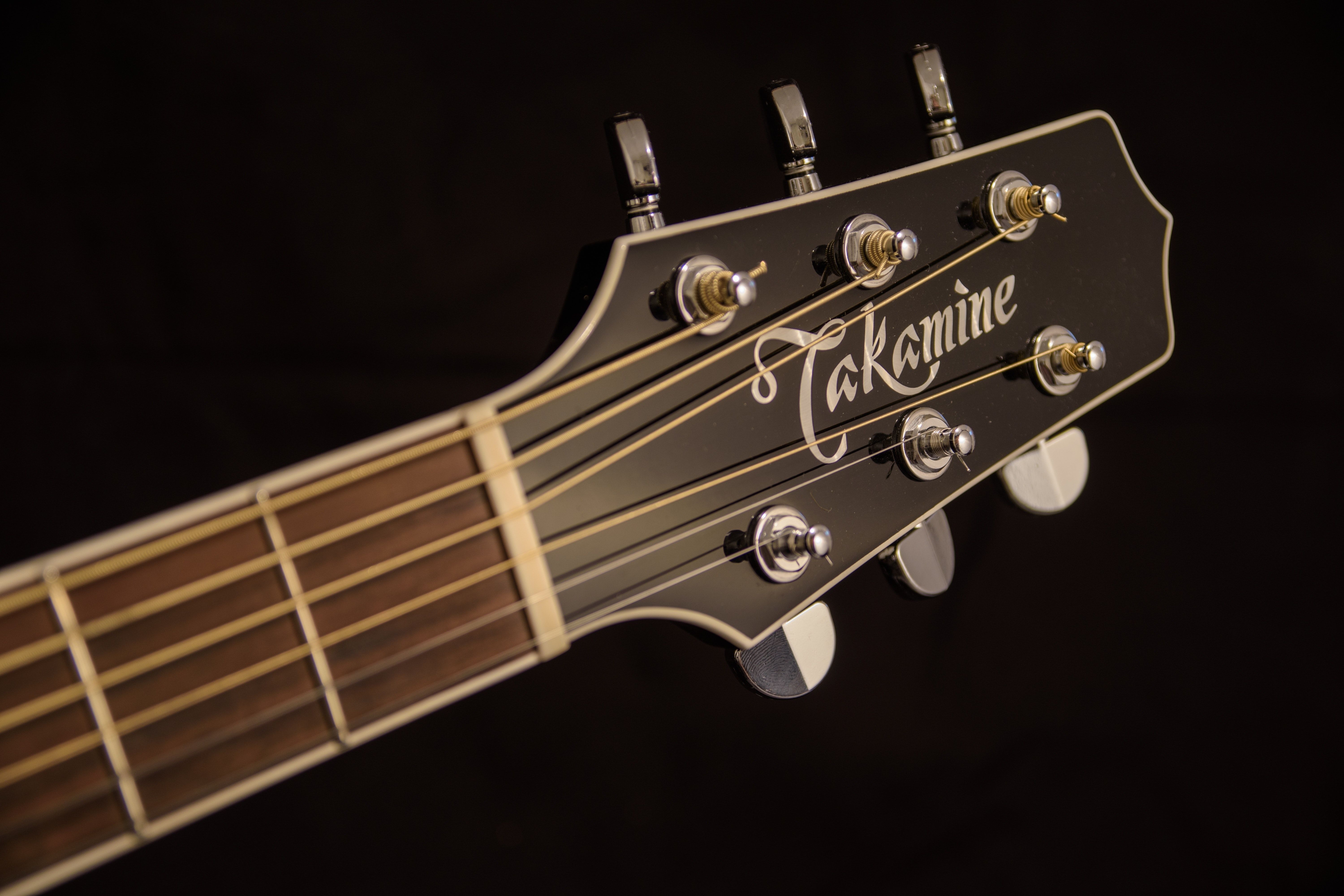 6000x4000 Brown and Black Takamine Guitar Headstock · Free, Desktop