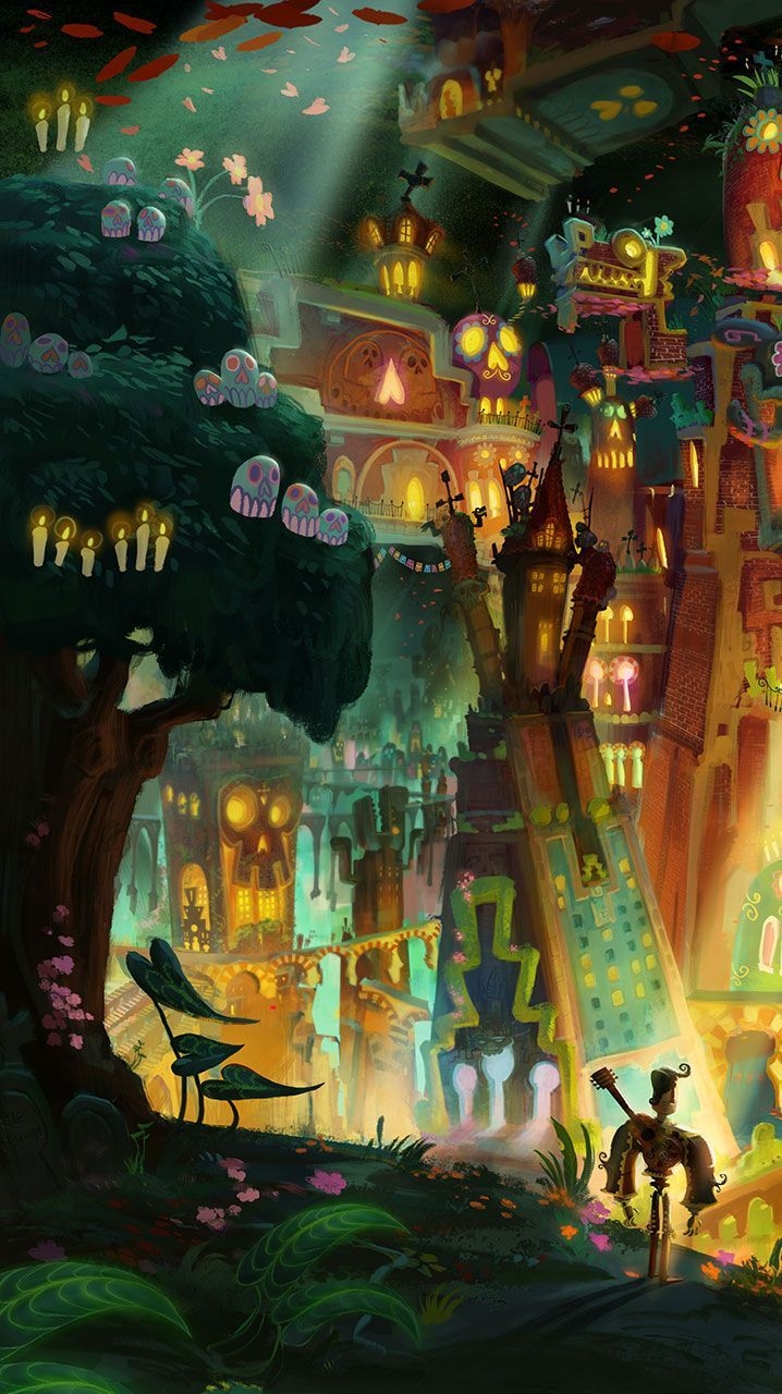 720x1280 Art. Book of life movie, Phone