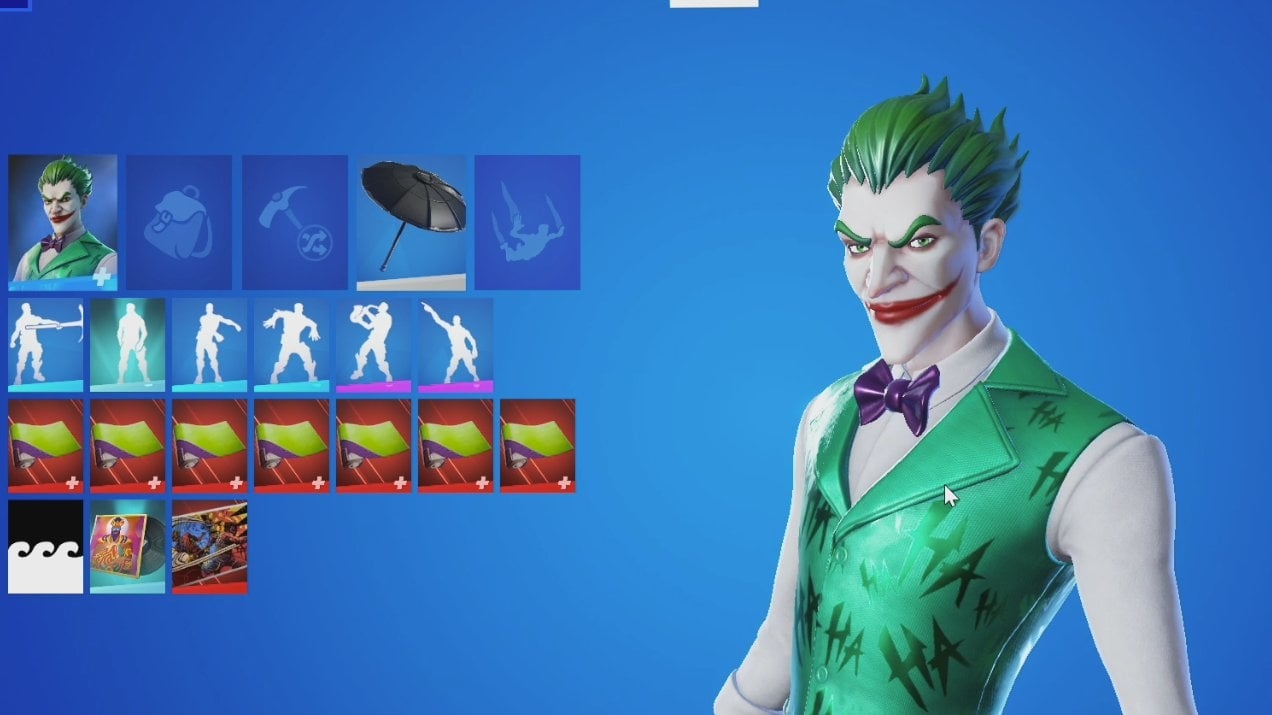 1280x720 The Joker Fortnite wallpaper, Desktop