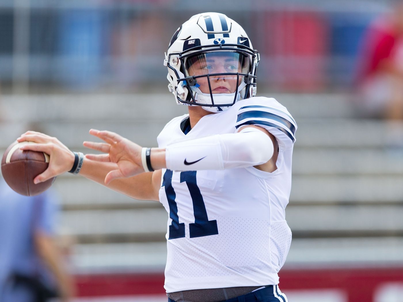 1400x1050 Jeff Grimes: Zach Wilson “in a position to compete” for starting QB spot versus Hawaii, Desktop