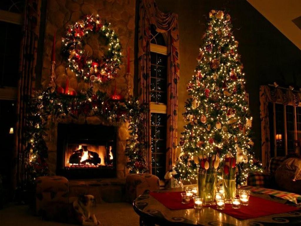 1030x770 Pretty Christmas Tree Background, Desktop