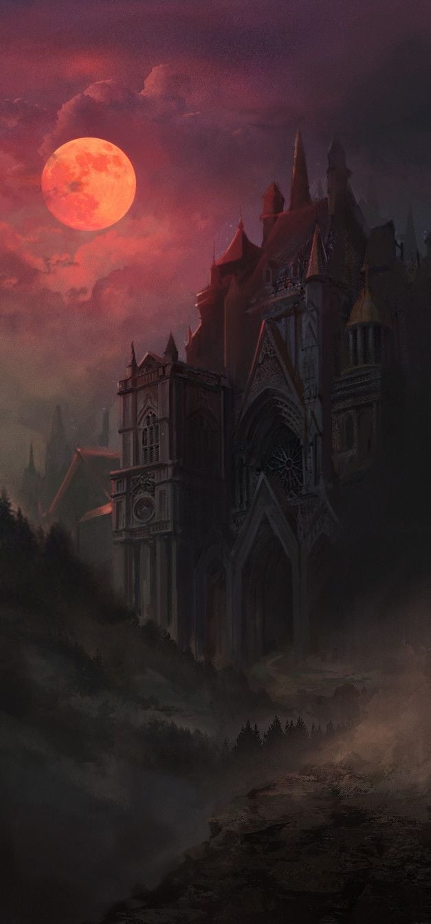 630x1350 Gothic castle, Lana Monad. Fantasy castle, Dark fantasy art, Gothic castle fantasy, Phone