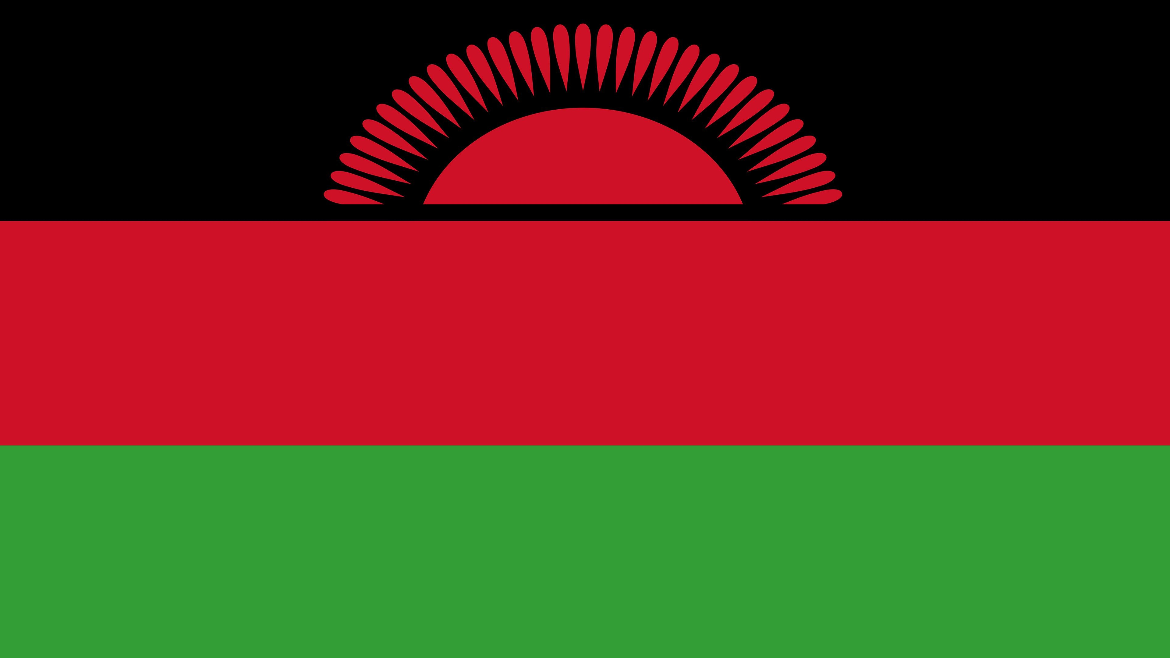 3840x2160 Malawi Flag UHD 4K Wallpaper, Desktop