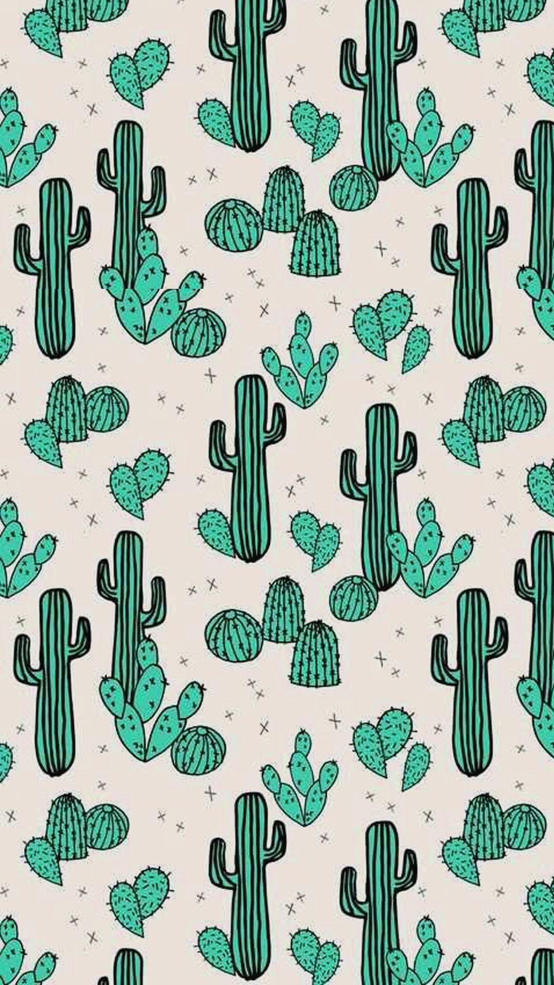 1080x1920 Aesthetic Cactus Wallpaper, Phone