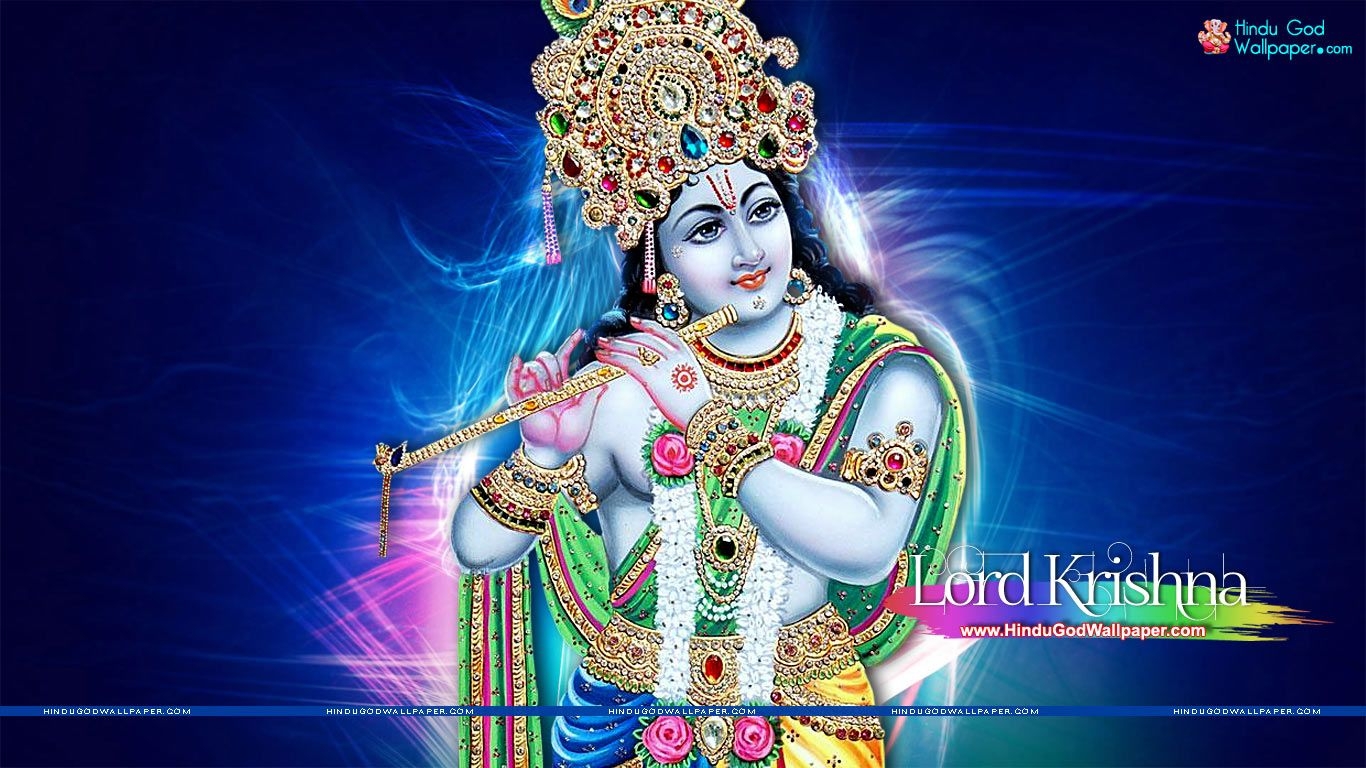 1370x770 God Krishna Wallpaper Desktop HD Wallpaper, Desktop