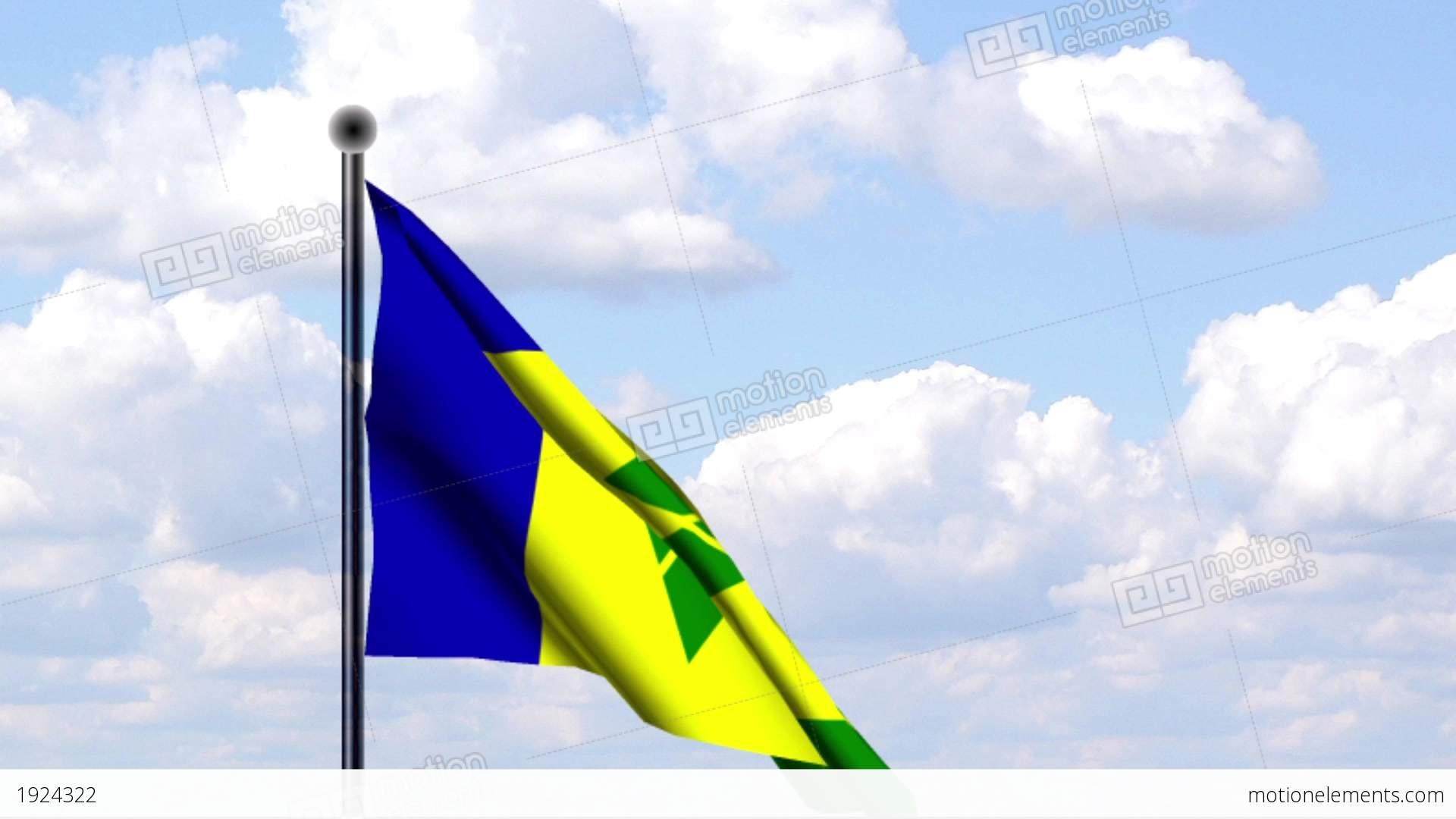 1920x1080 St Vincent And The Grenadines Flag Picture Of Flag Imageco.Org, Desktop