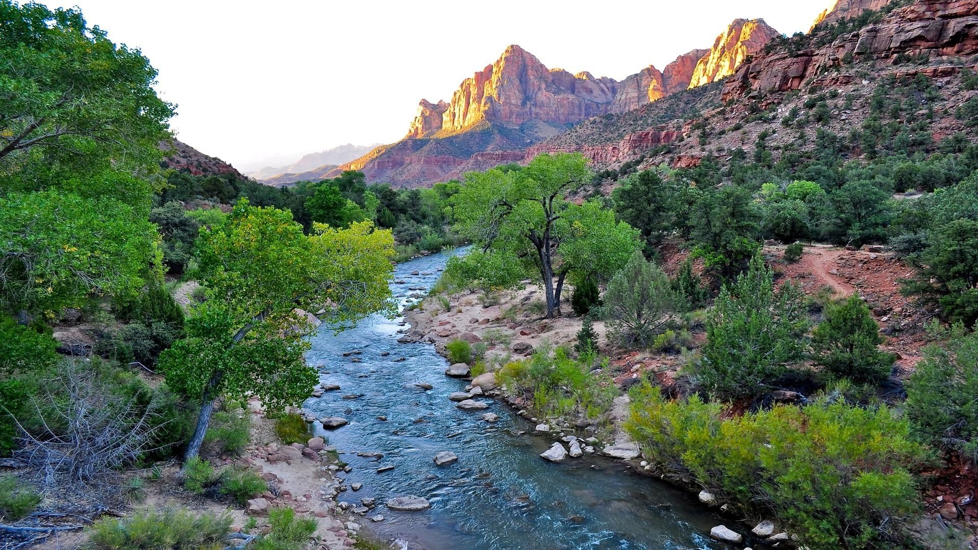 1920x1080 Wondeful Nature Tourist Place Wallpaper of Zion National Park, Desktop