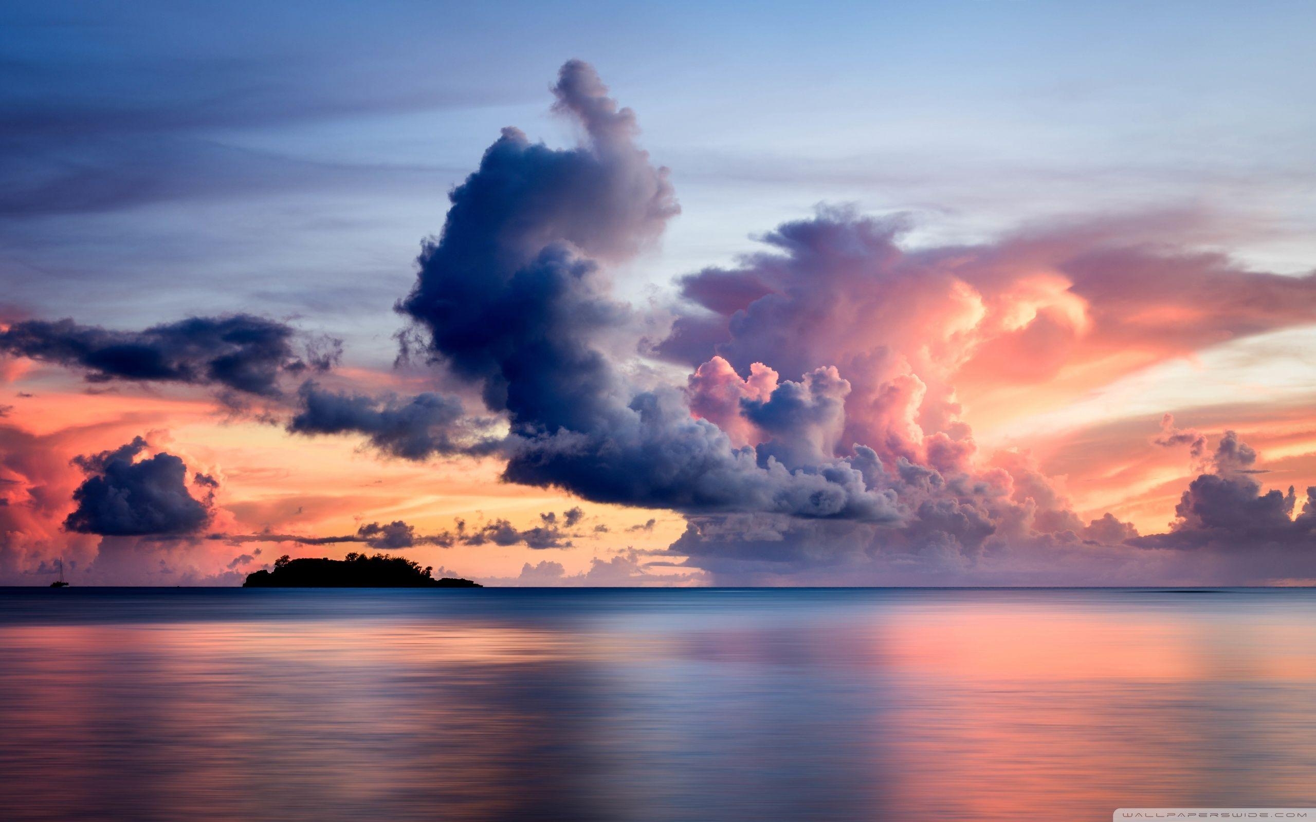 2560x1600 Sunset Clouds, Guam ❤ 4K HD Desktop Wallpaper for • Wide & Ultra, Desktop