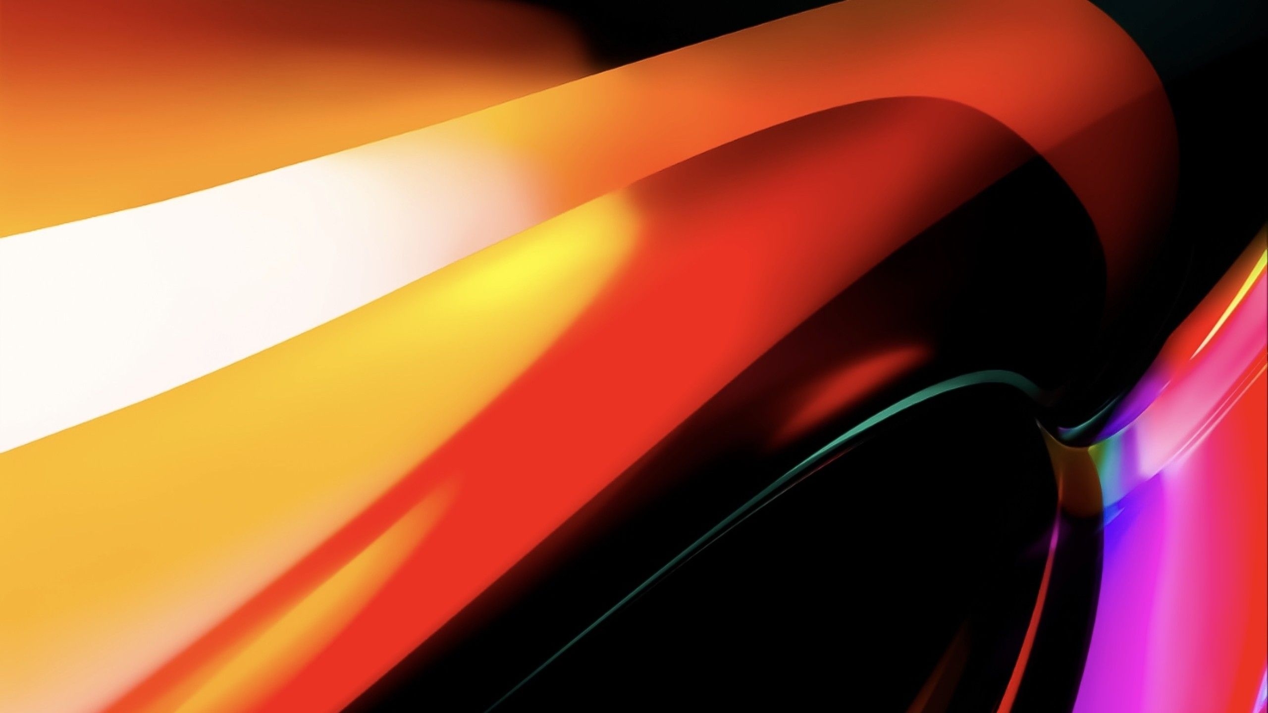 2560x1440 MacBook Pro 4K Wallpaper, Orange, Apple, Stock, Abstract, Desktop