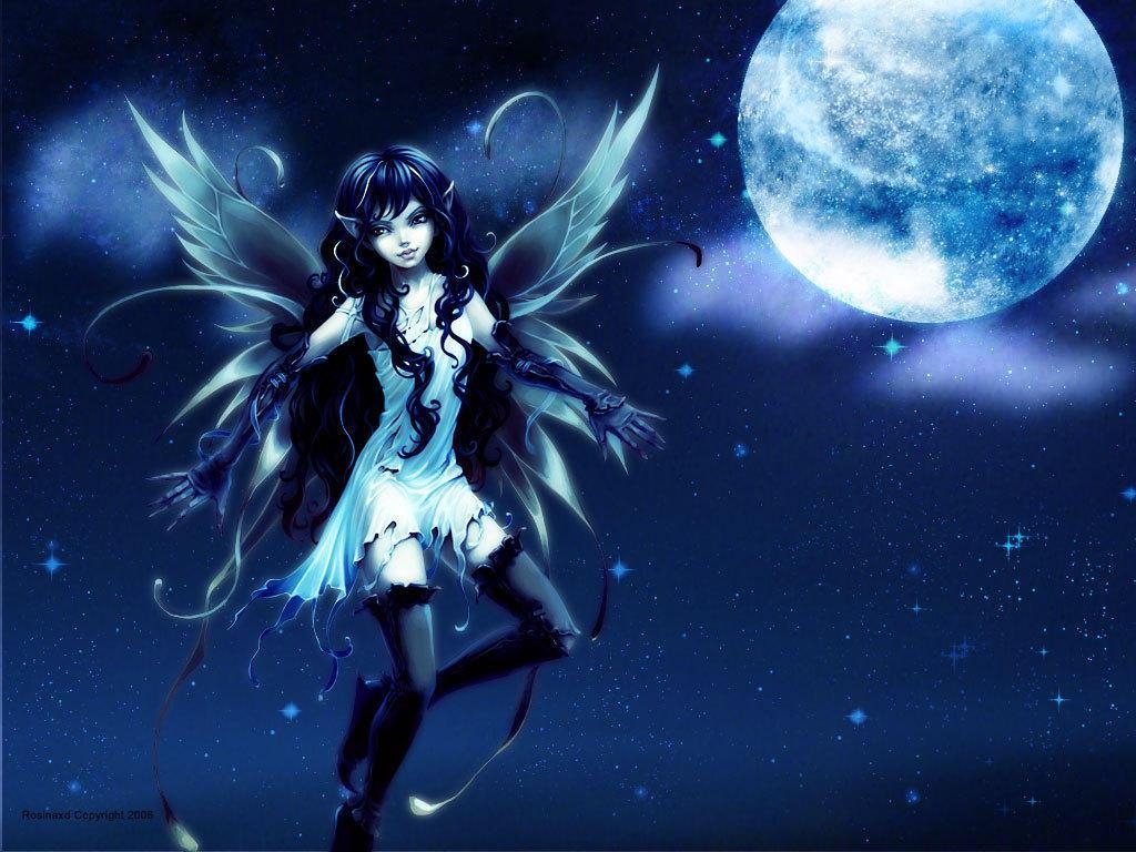 1030x770 Fairy Moon New Fantasy MySpace Wallpaper, Desktop