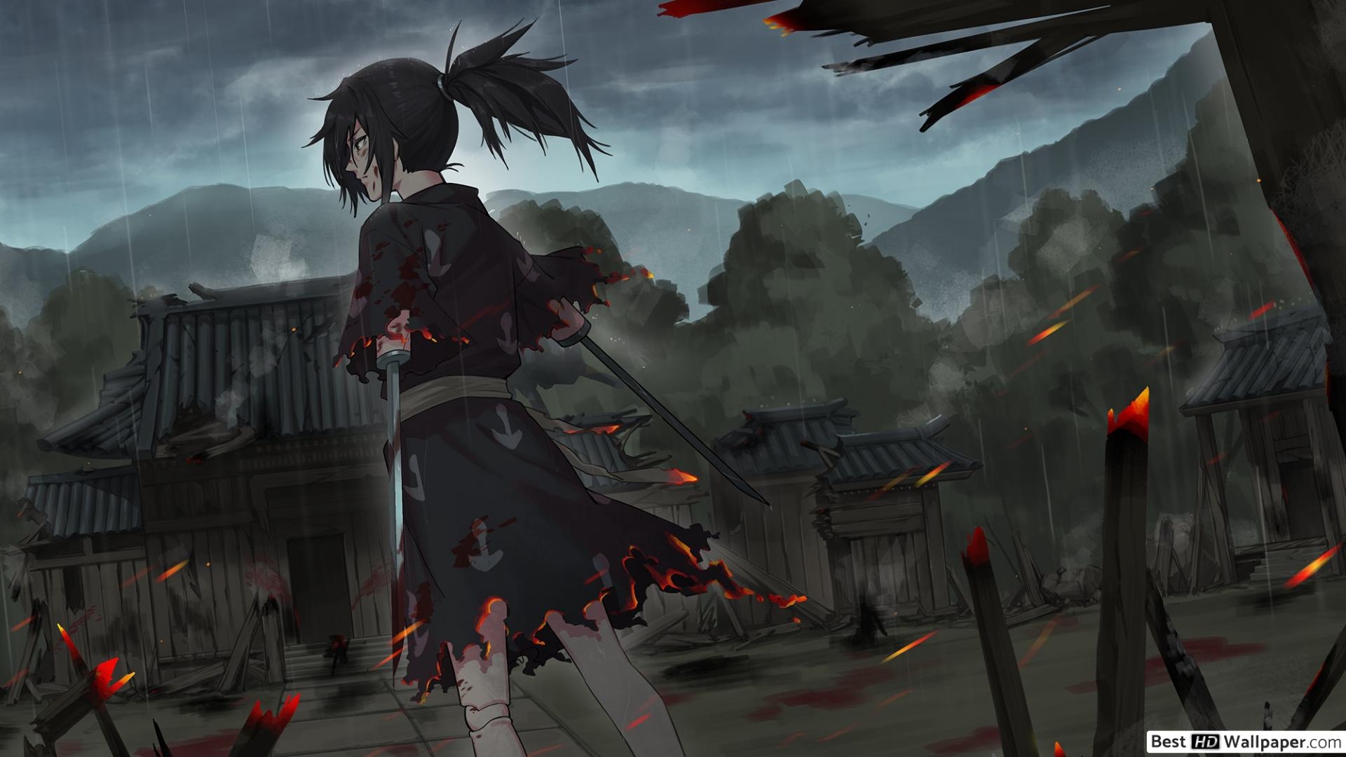 1920x1080 Half Demon Hyakkimaru - (Dororo Anime) HD wallpaper download, Desktop