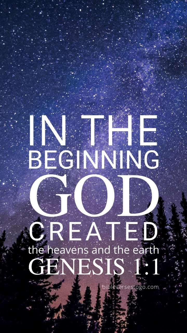 720x1280 Heavens Genesis 1:1 Phone Wallpaper Verses To Go, Phone