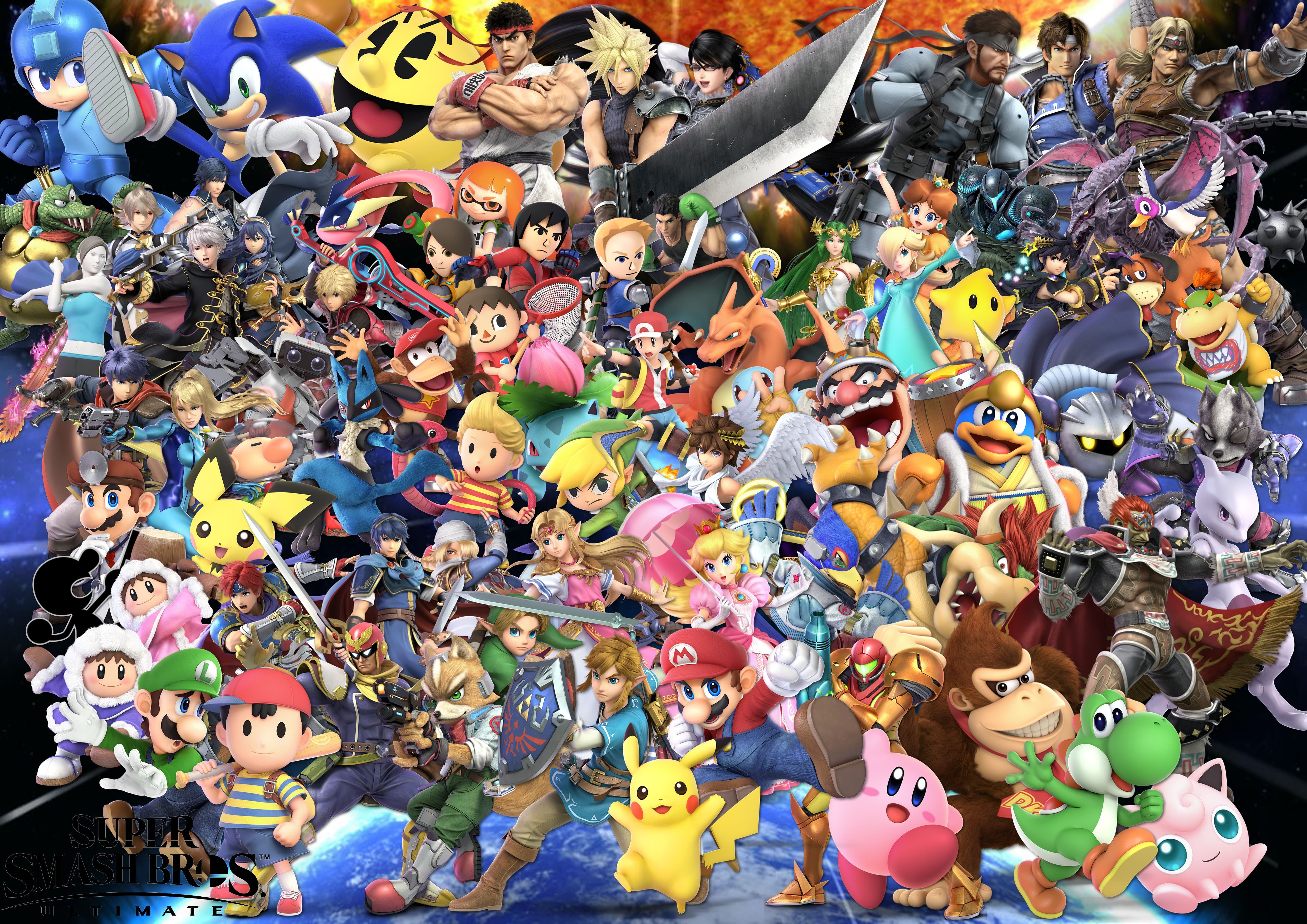 4970x3510 4k Background Super Smash Bros Ultimate, Desktop