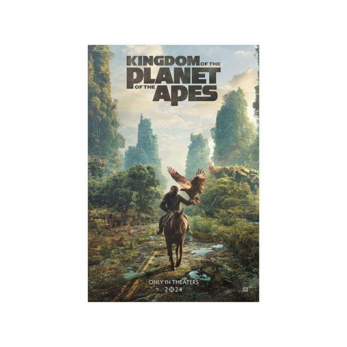 1200x1200 Kingdom of the Planet of the Apes 2024 Movie HQ Satin Paper Poster, Phone