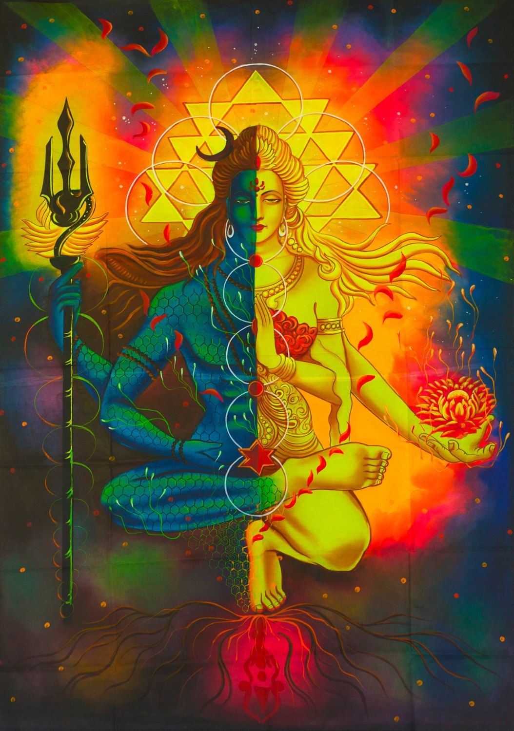 1060x1500 Shiva Parvati paintings, Phone