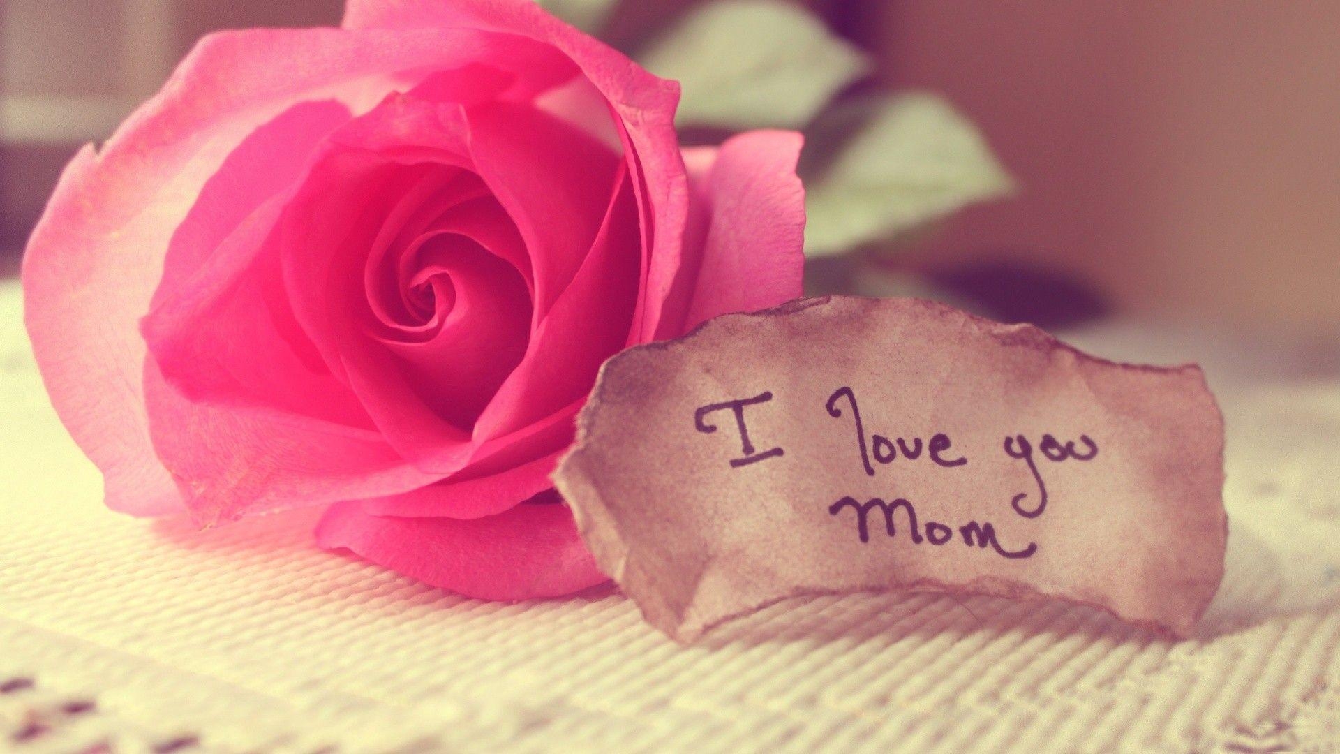1920x1080 I Love You Mom Wallpaper HD Wallpaper. Happy, Desktop