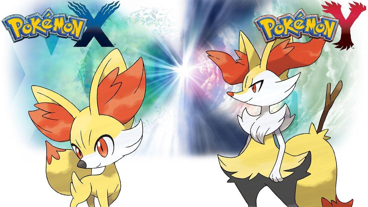 1200x670 Pokemon X Y and Braixen, Desktop