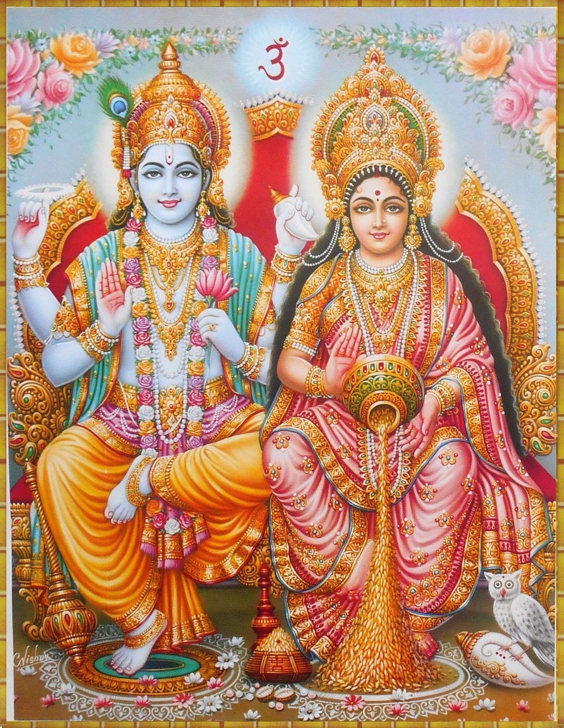 1160x1490 Lakshmi Narayana. Vishnu, Durga goddess, Hindu deities, Phone