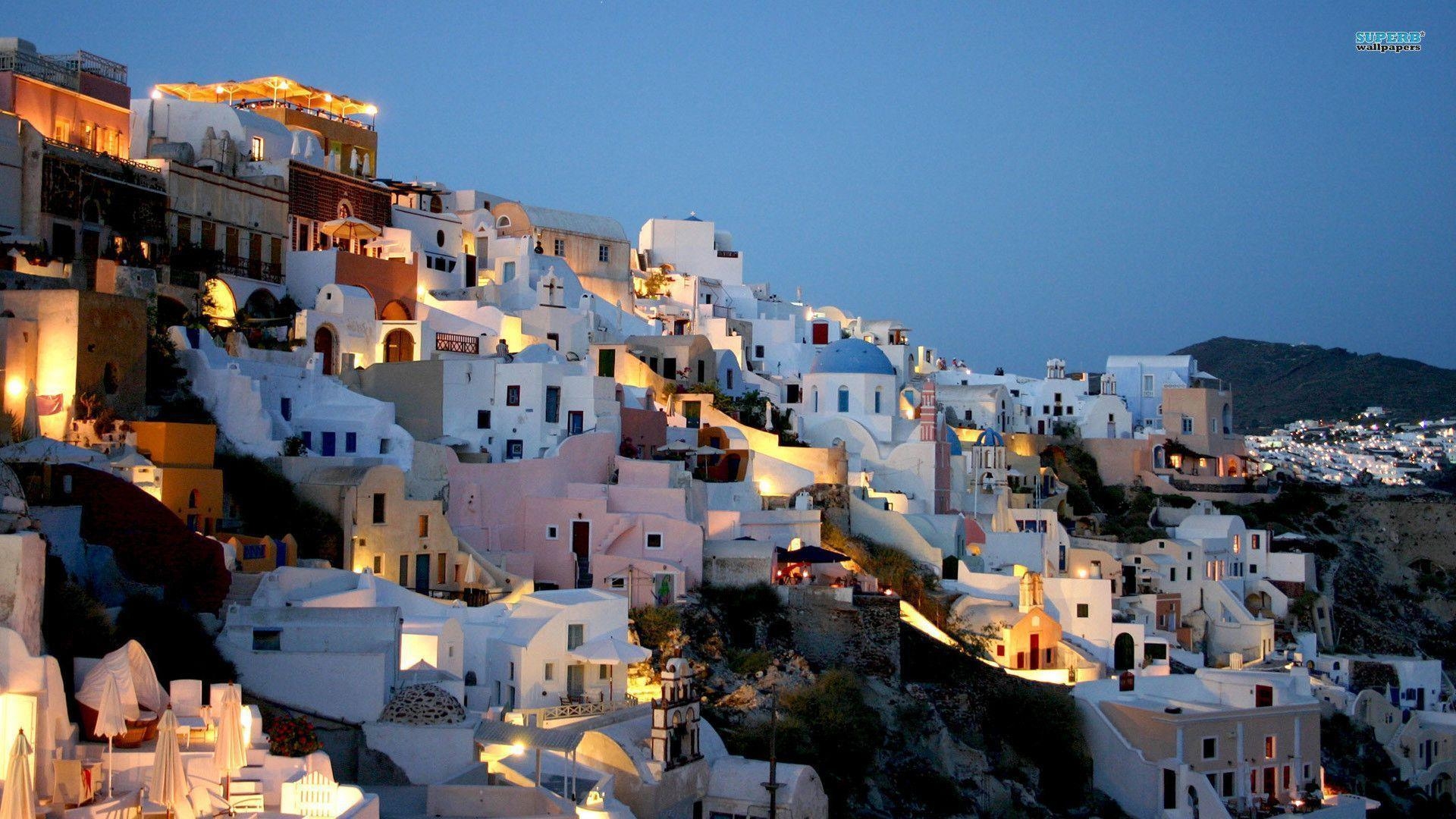 1920x1080 Santorini, Desktop