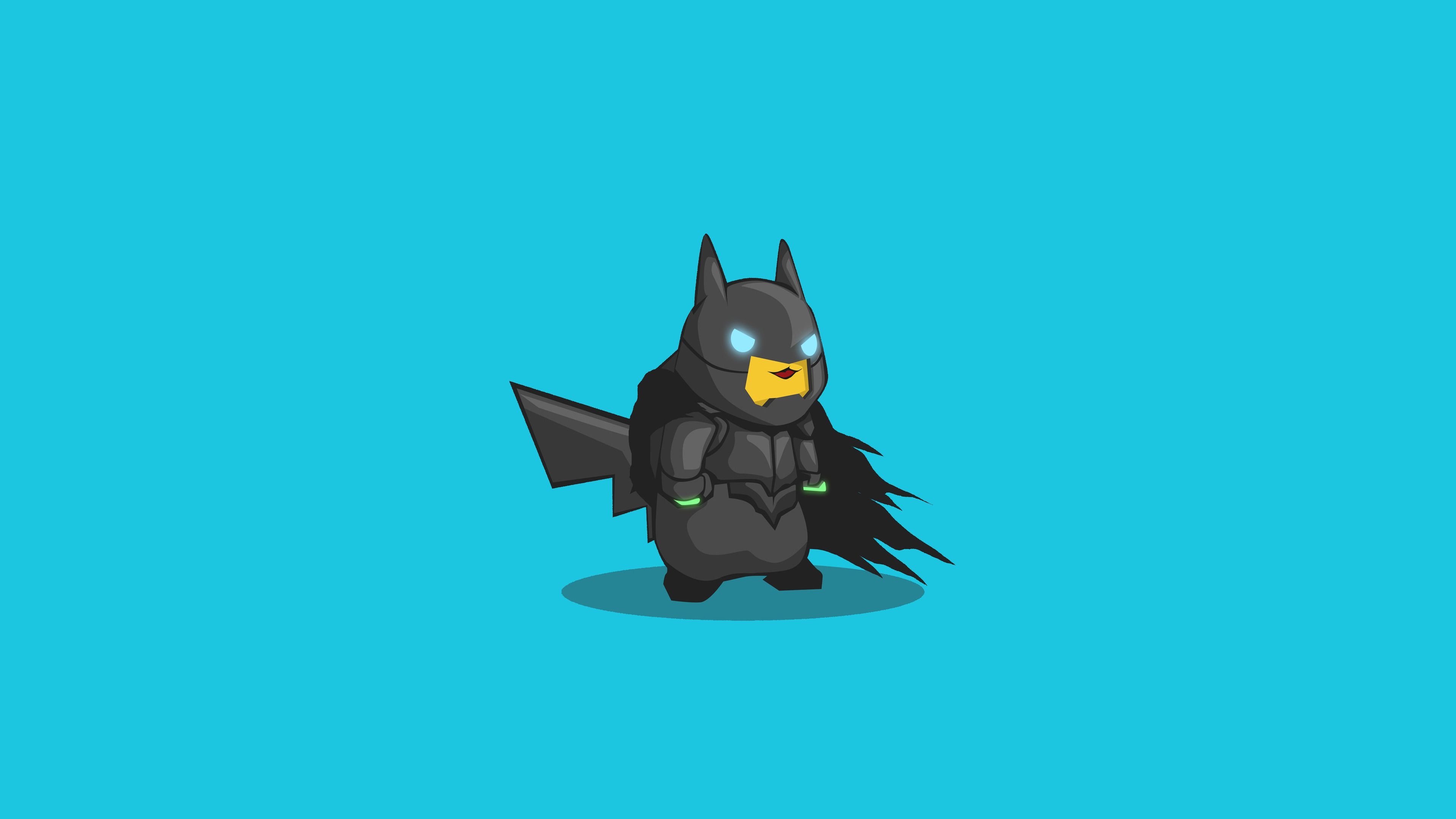 3840x2160 Download 3840x2400 wallpaper pikachu, batman, pokemon, pokefusion, Desktop