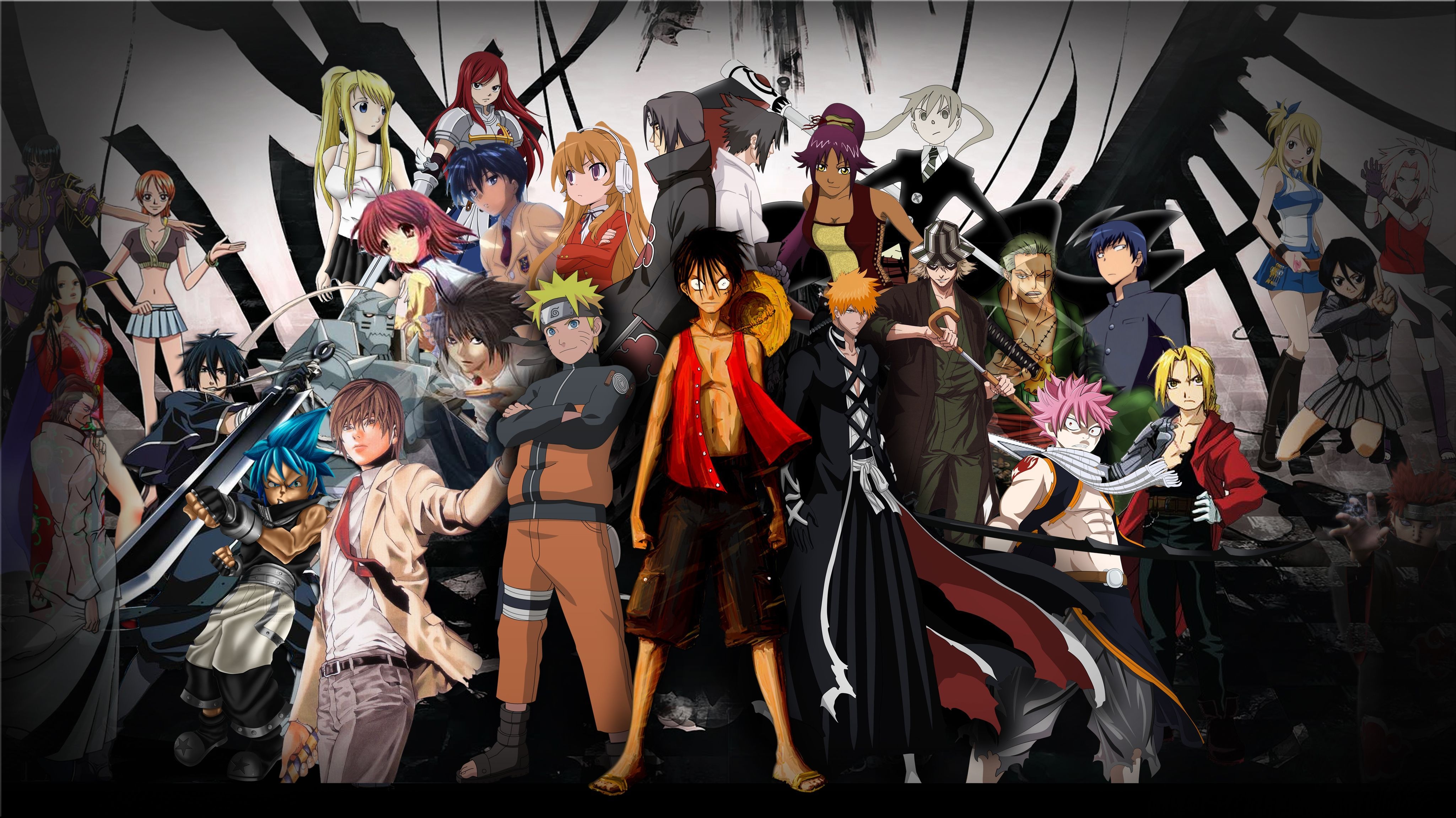 4100x2310 Popular Anime Characters Wallpaper on.wallpaper.dog, Desktop