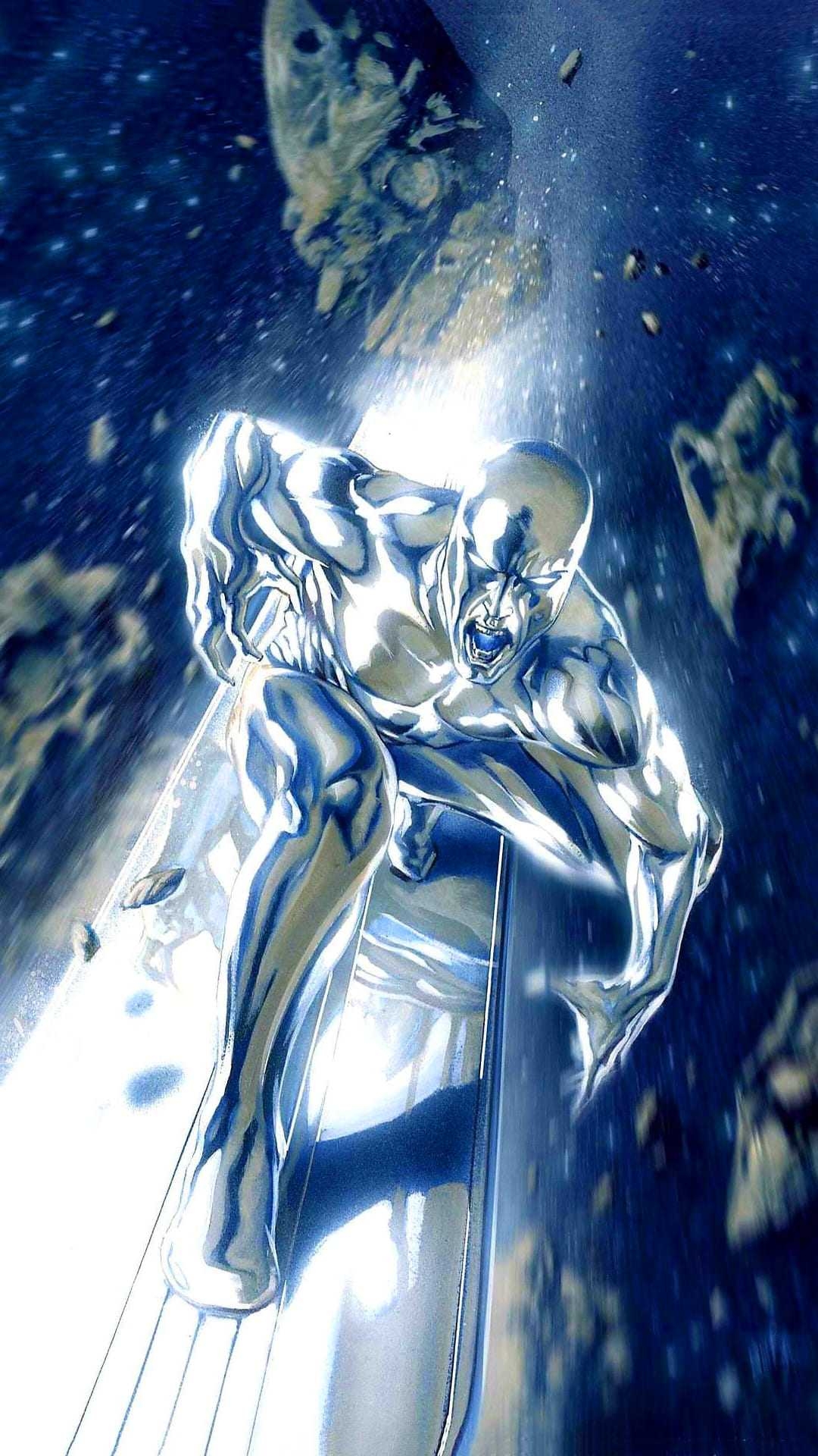 1080x1920 Silver Surfer Wallpaper, Phone