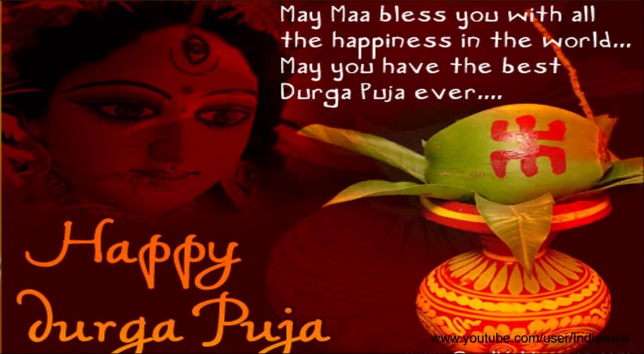 1280x710 Happy Durga Puja 2015- SMS, Greetings, wishes, Wallpaper, Whatsapp, Desktop