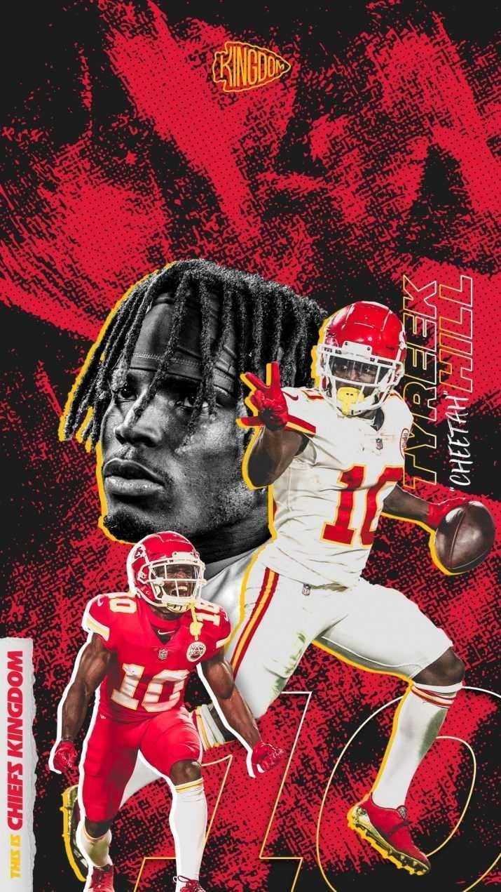 720x1280 Background Tyreek Hill Wallpaper Discover more American, Football League, Miami Dolphins,. Nfl football art, Kansas city chiefs football, Miami dolphins wallpaper, Phone